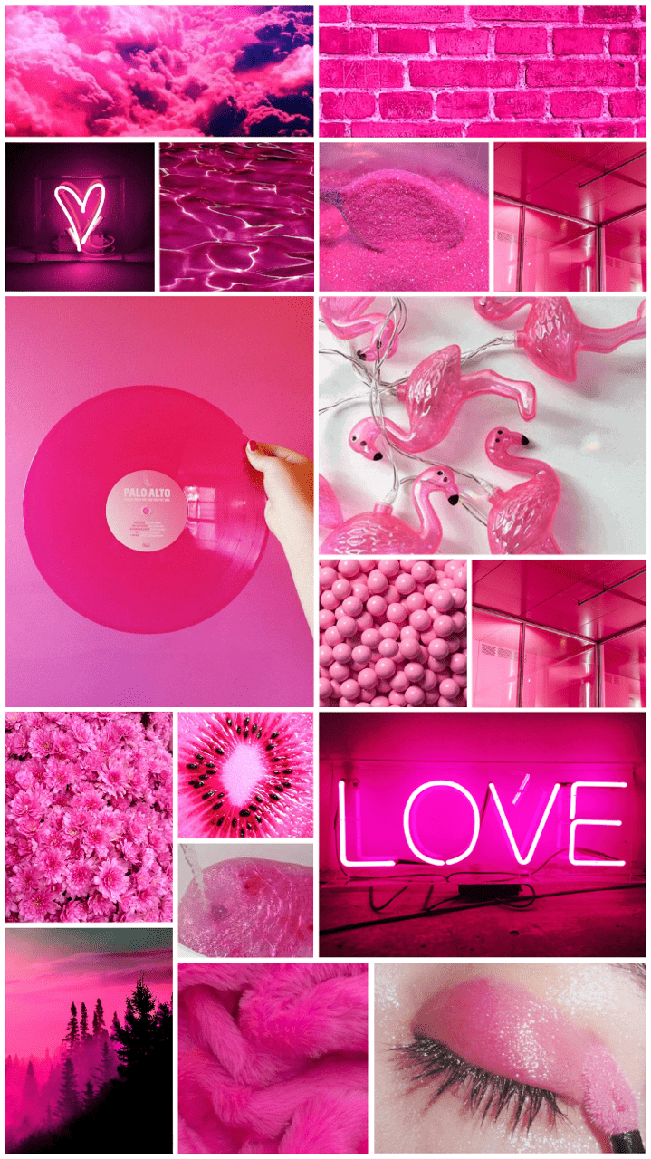 719x1280 Pink Aesthetic Wallpaper Collage