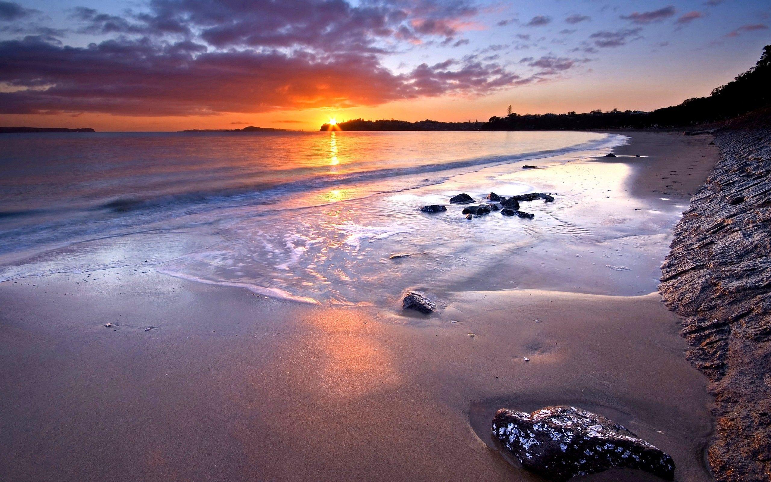 2560x1600 Sunset, Beaches, Nature, Landscape, Summer Background, High Definition, High Resolutionsunny Wallpaper