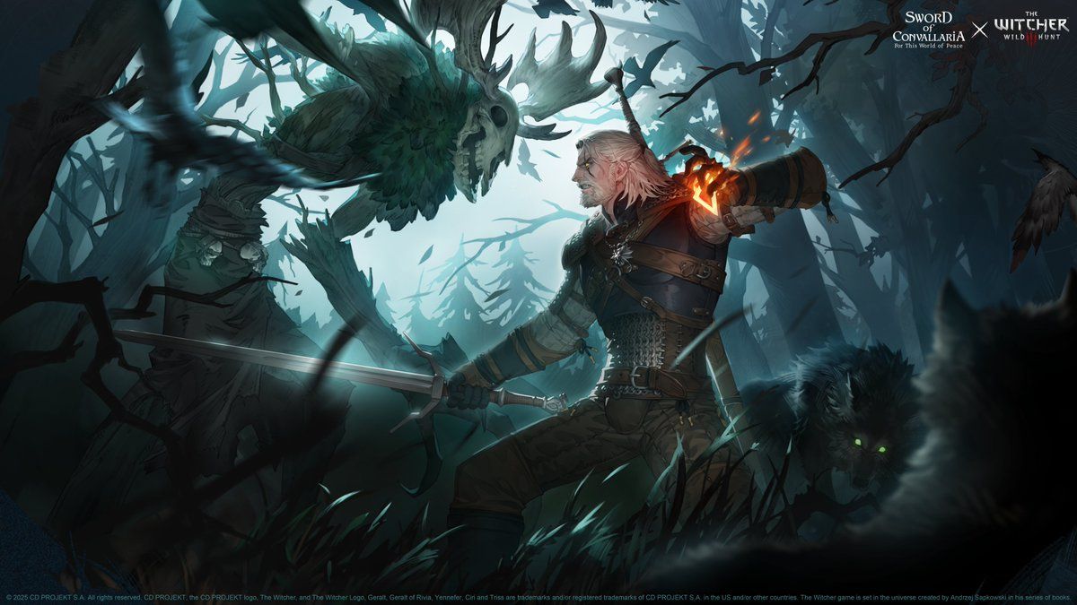 1200x675 Sword of Convallaria on X: [Sword of Convallaria ╳ The Witcher 3: Wild Hunt] Geralt Wallpaper Evil is evil. Lesser, greater, middling