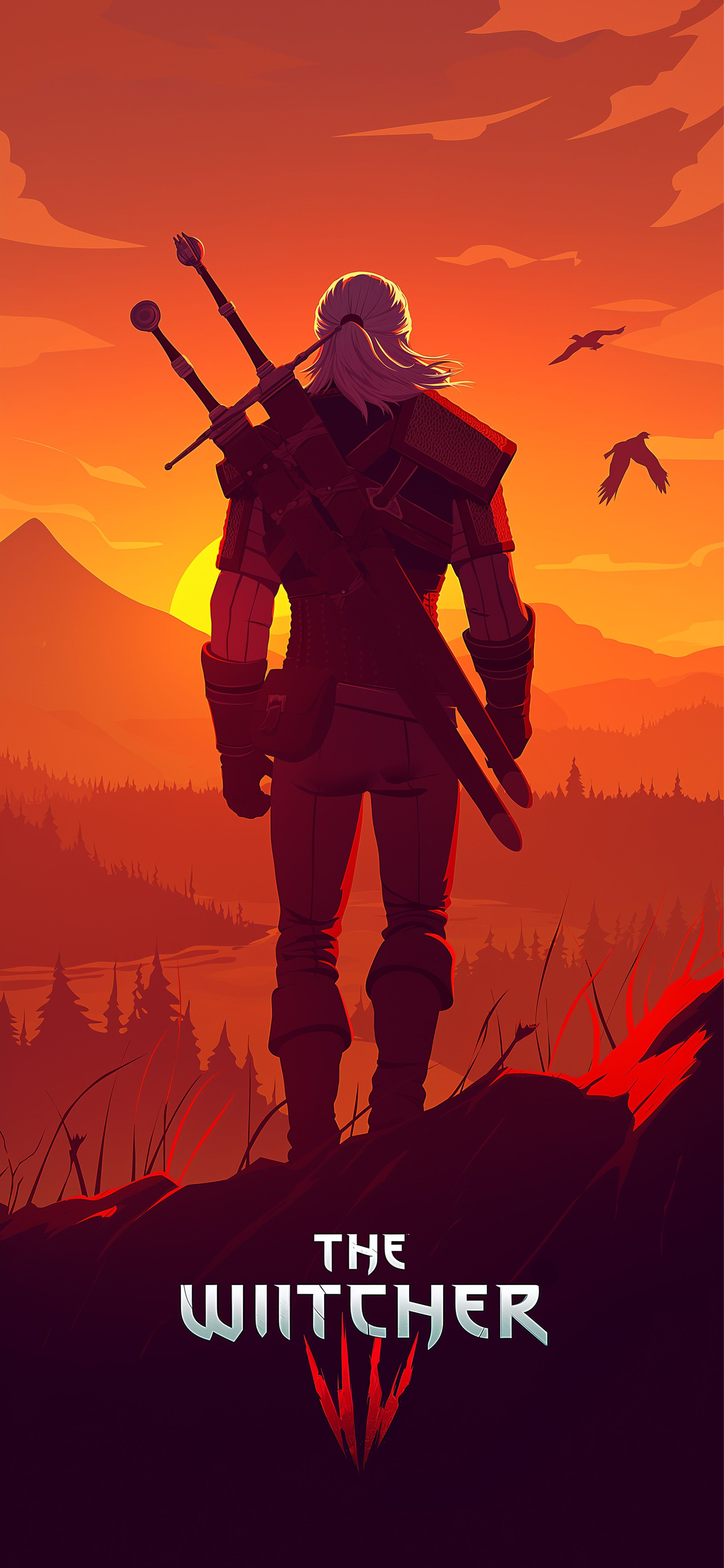 2000x4329 The Witcher Dark Clean Wallpaper Wallpaper iPhone