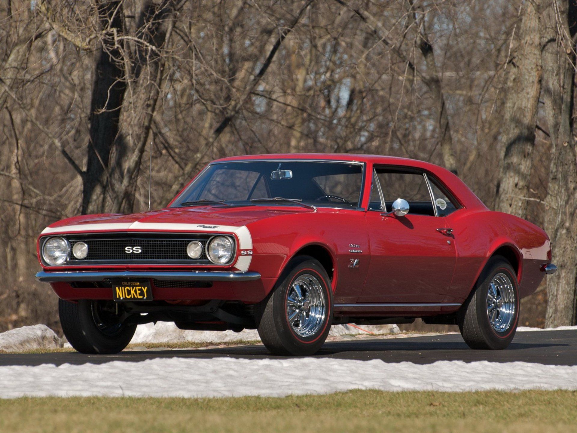 1920x1440 HD Wallpaper: Classic Red Chevrolet Camaro SS in Actionx1536