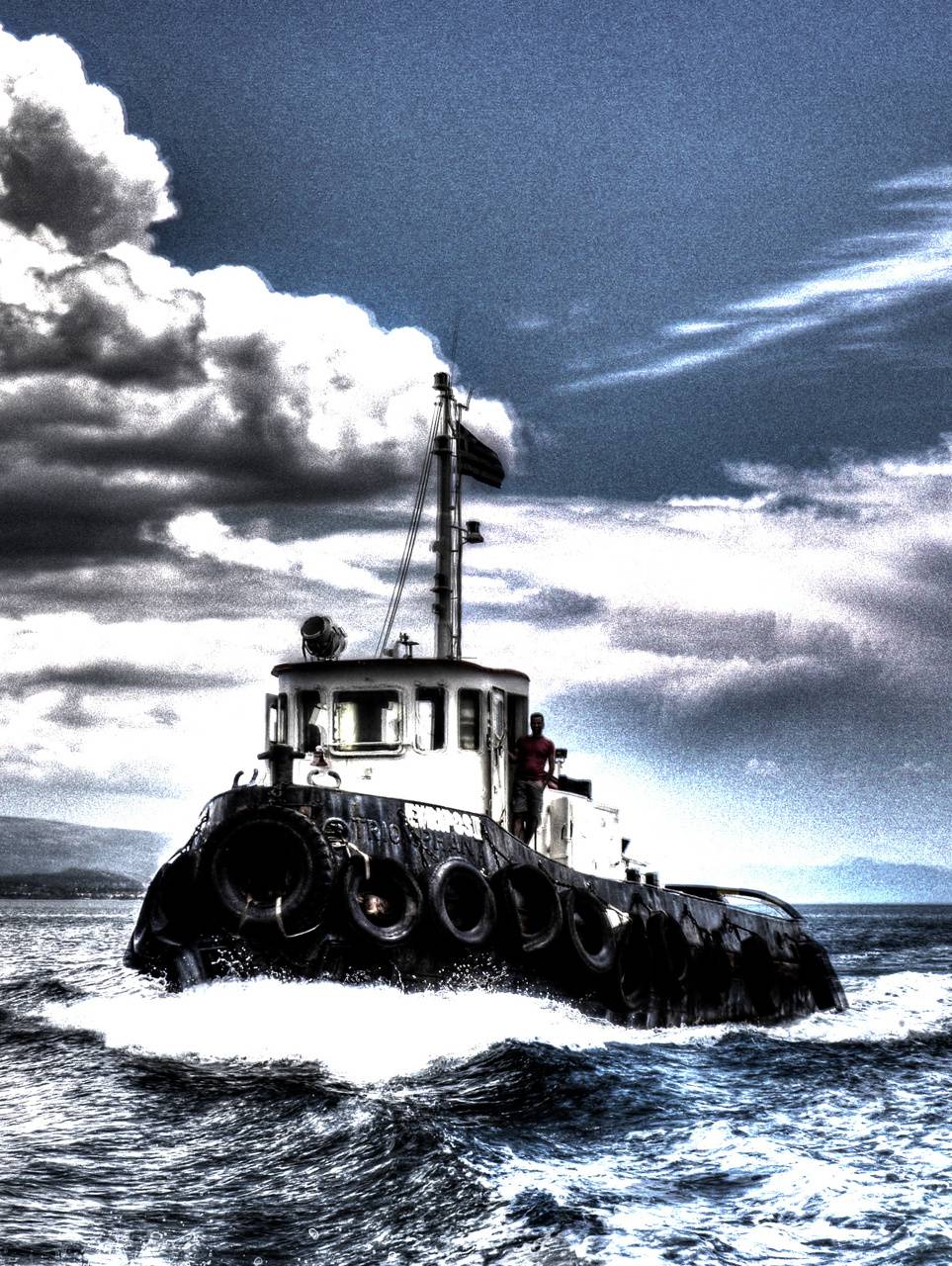 963x1280 Tugboat Wallpaper