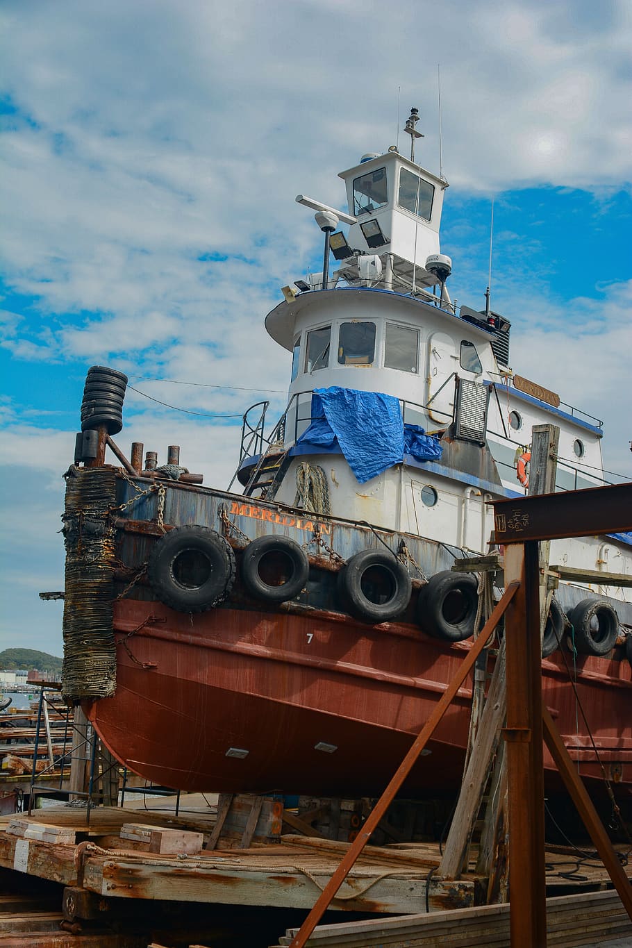 910x1365 HD wallpaper: gloucester, tug, boat, ship, sea, nautical, port, transportation