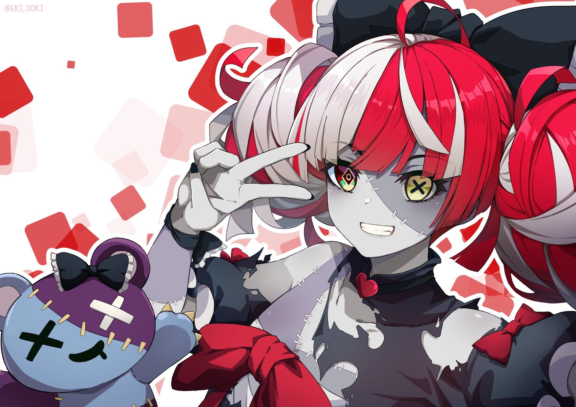 1920x1357 Kureiji Ollie Ultra HD Anime VTuber Wallpaper