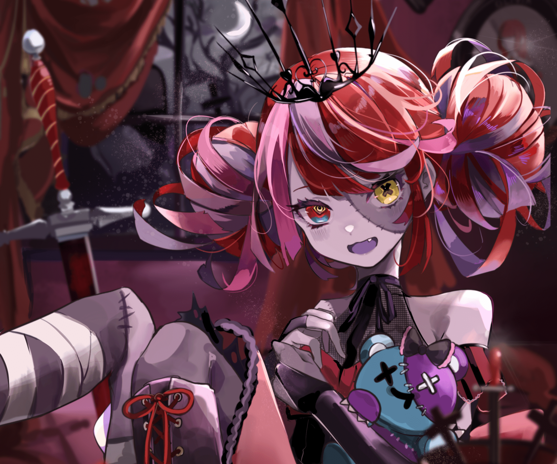 1920x1600 Download Kureiji Ollie Hololive Anime Virtual Youtuber HD Wallpaperx1951