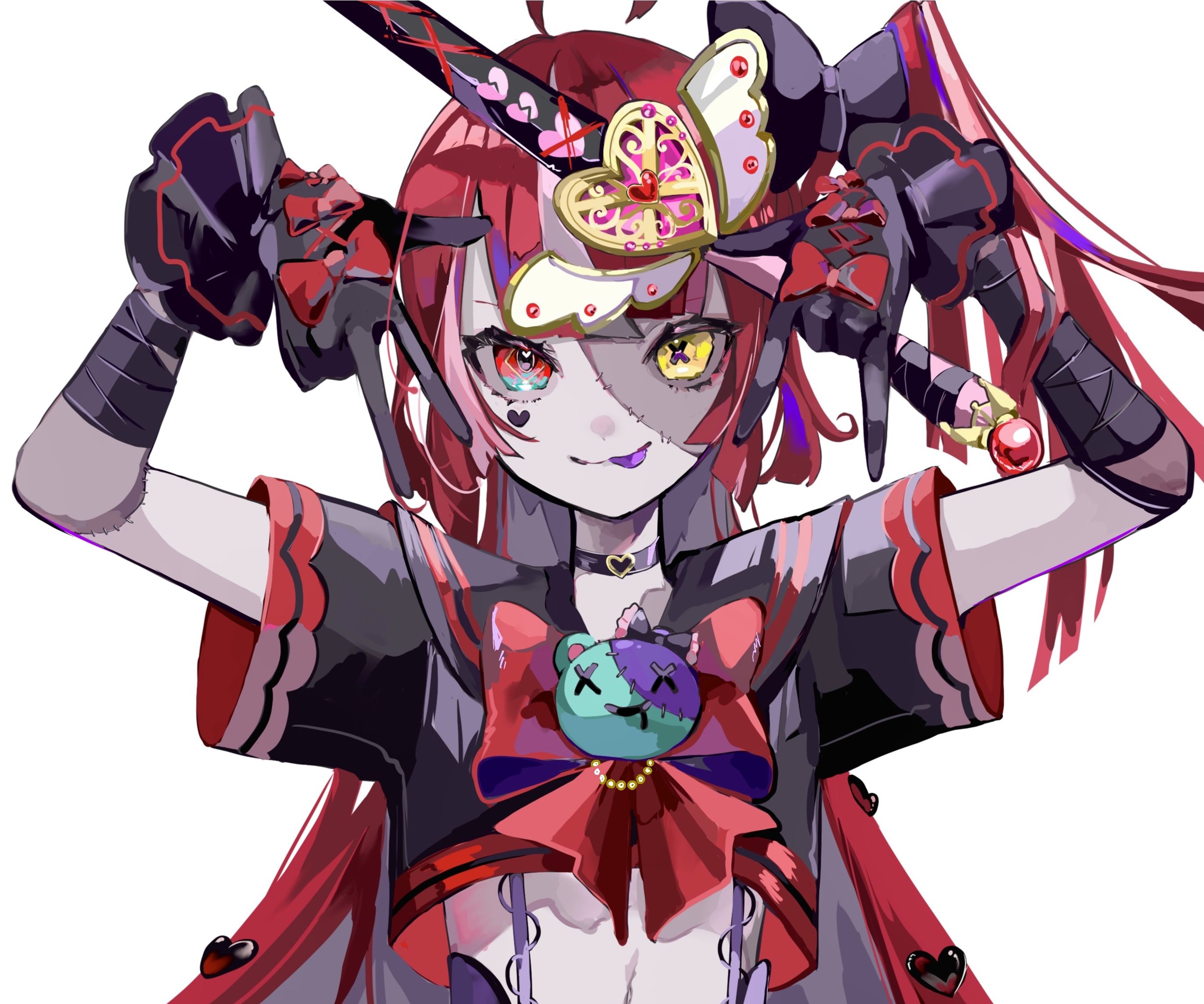 2743x2286 Download Kureiji Ollie Hololive Anime Virtual Youtuber HD Wallpaperx2286