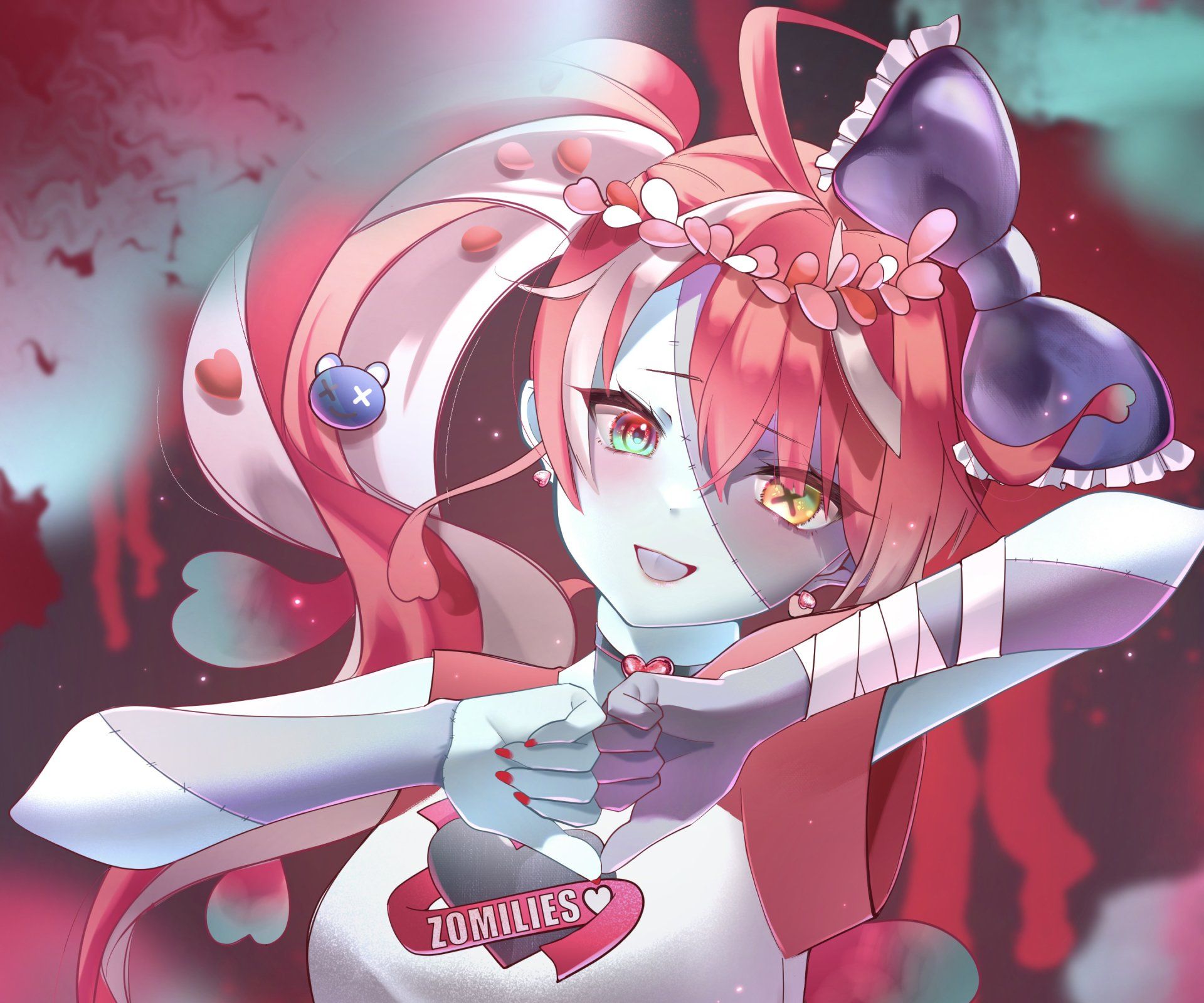 1920x1600 Download Hololive Kureiji Ollie Anime Virtual Youtuber HD Wallpaper