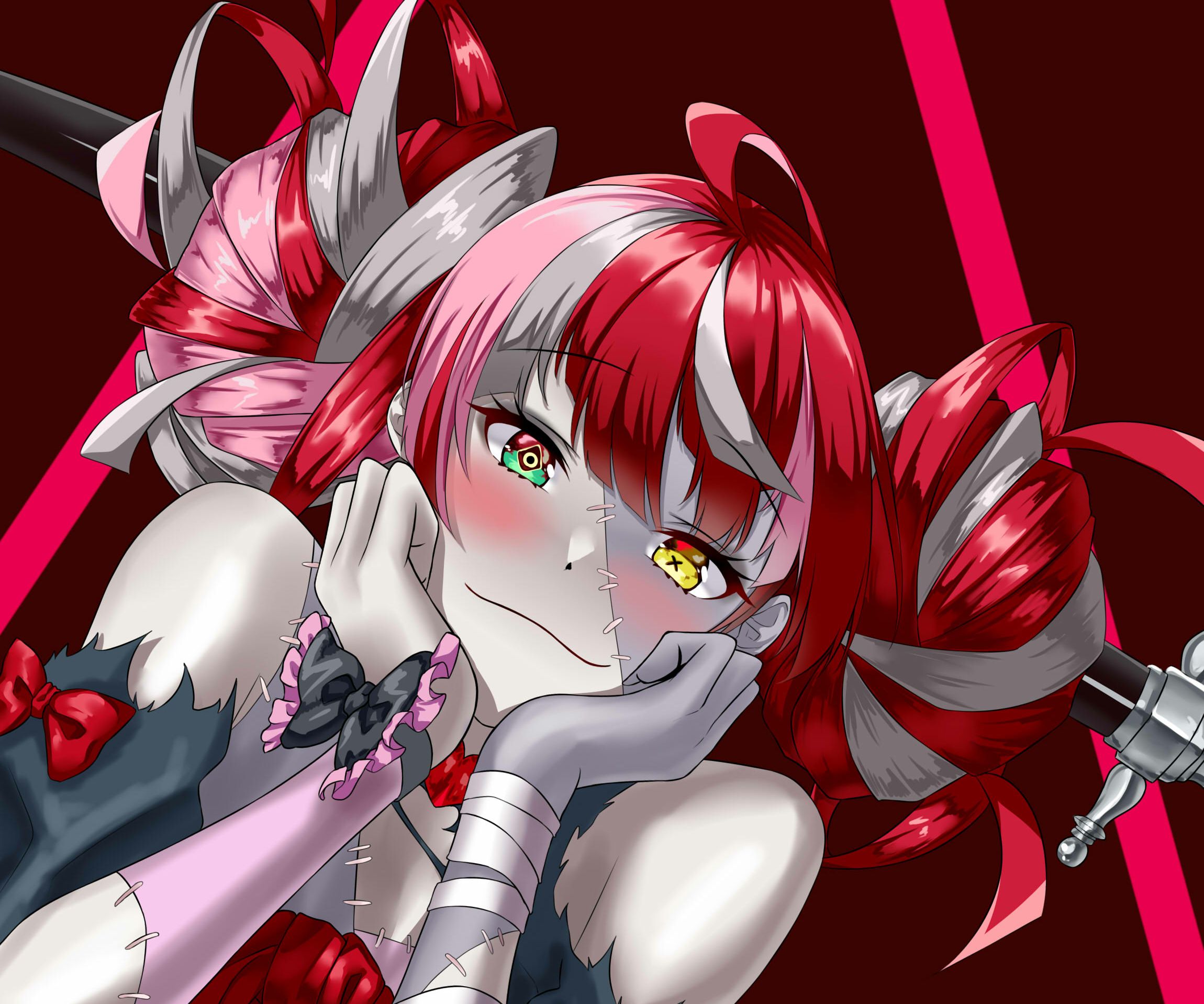 2300x1917 Desktop wallpaper: Kureiji Ollie, Anime, Virtual Youtuber 4K free download for PC. 1020195