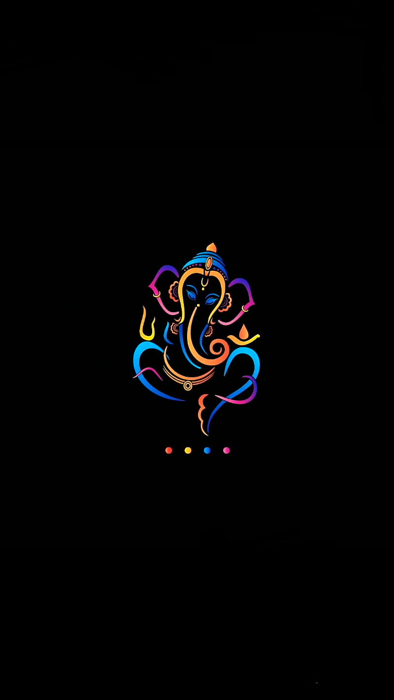 800x1422 Ganesh, black, , cool, HD phone wallpaper