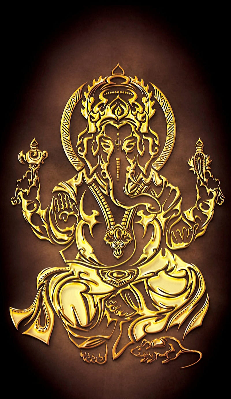 800x1379 Ganpati, bappa, black, ganesh, ganpti, hanuman, iphone, krishn, love, pubg, HD phone wallpaper