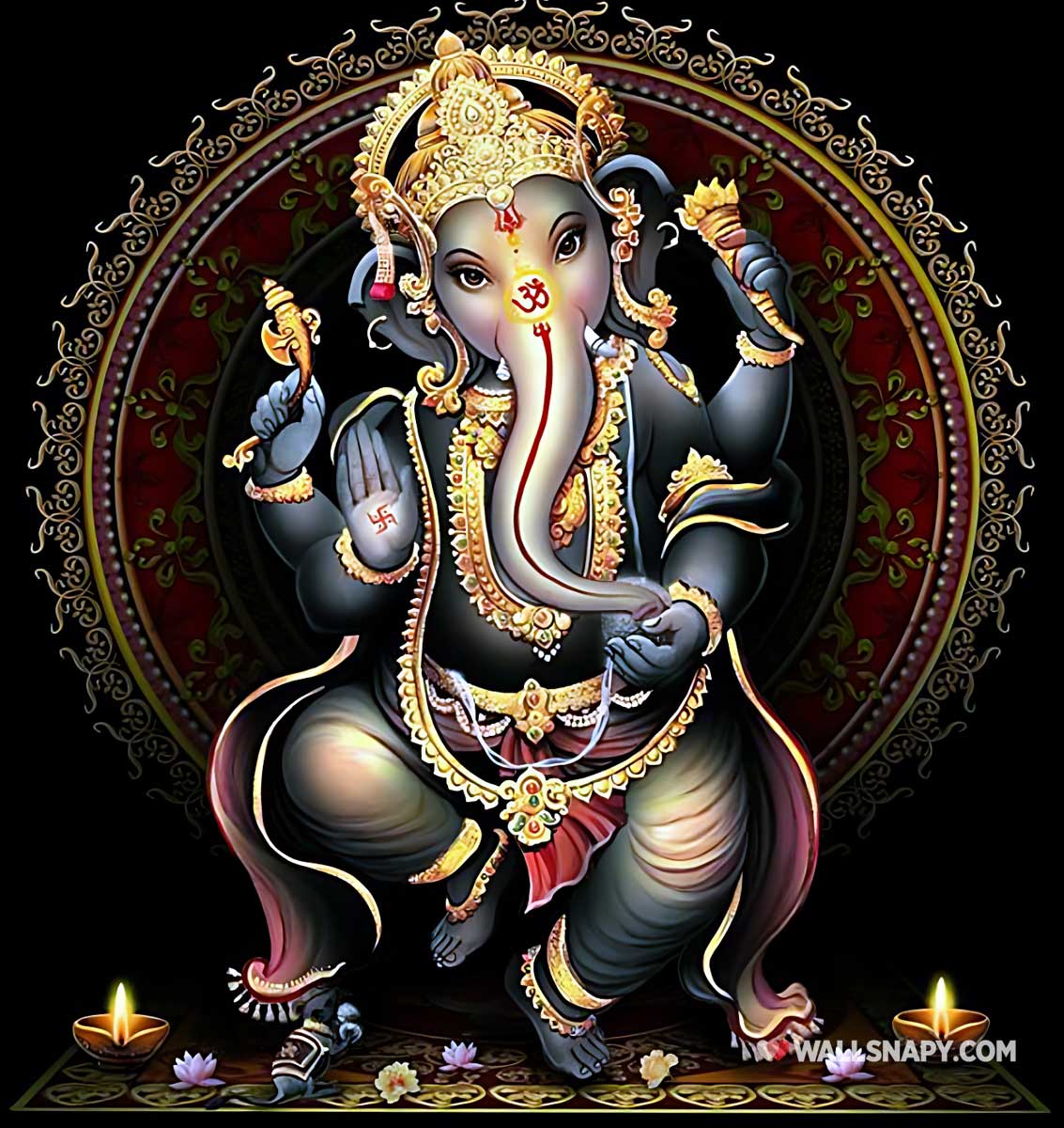 1133x1200 Top ganesh HD image 1800px wallpaper black backgrond