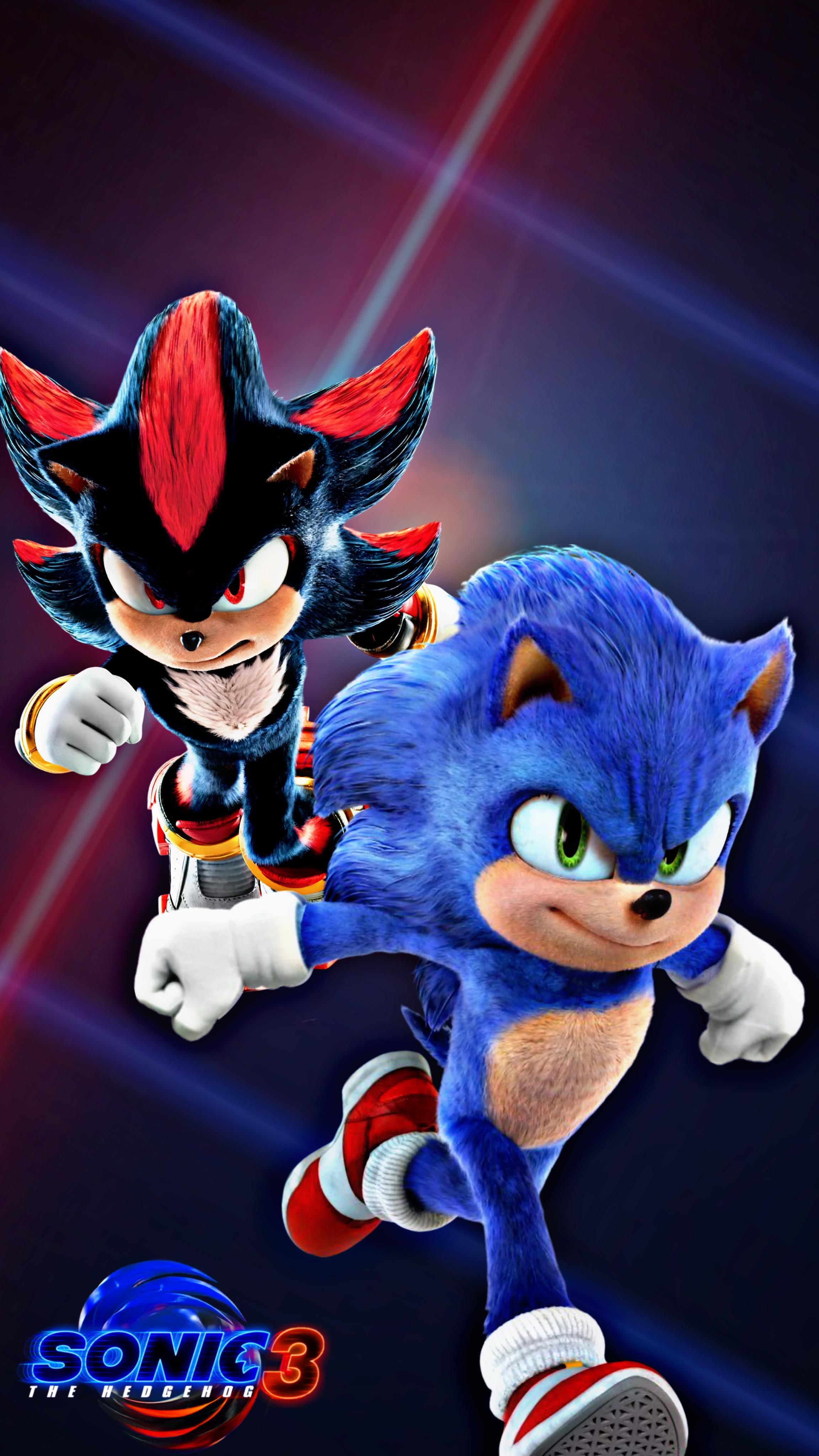 2304x4095 I made a Sonic movie 3 phone wallpaper!