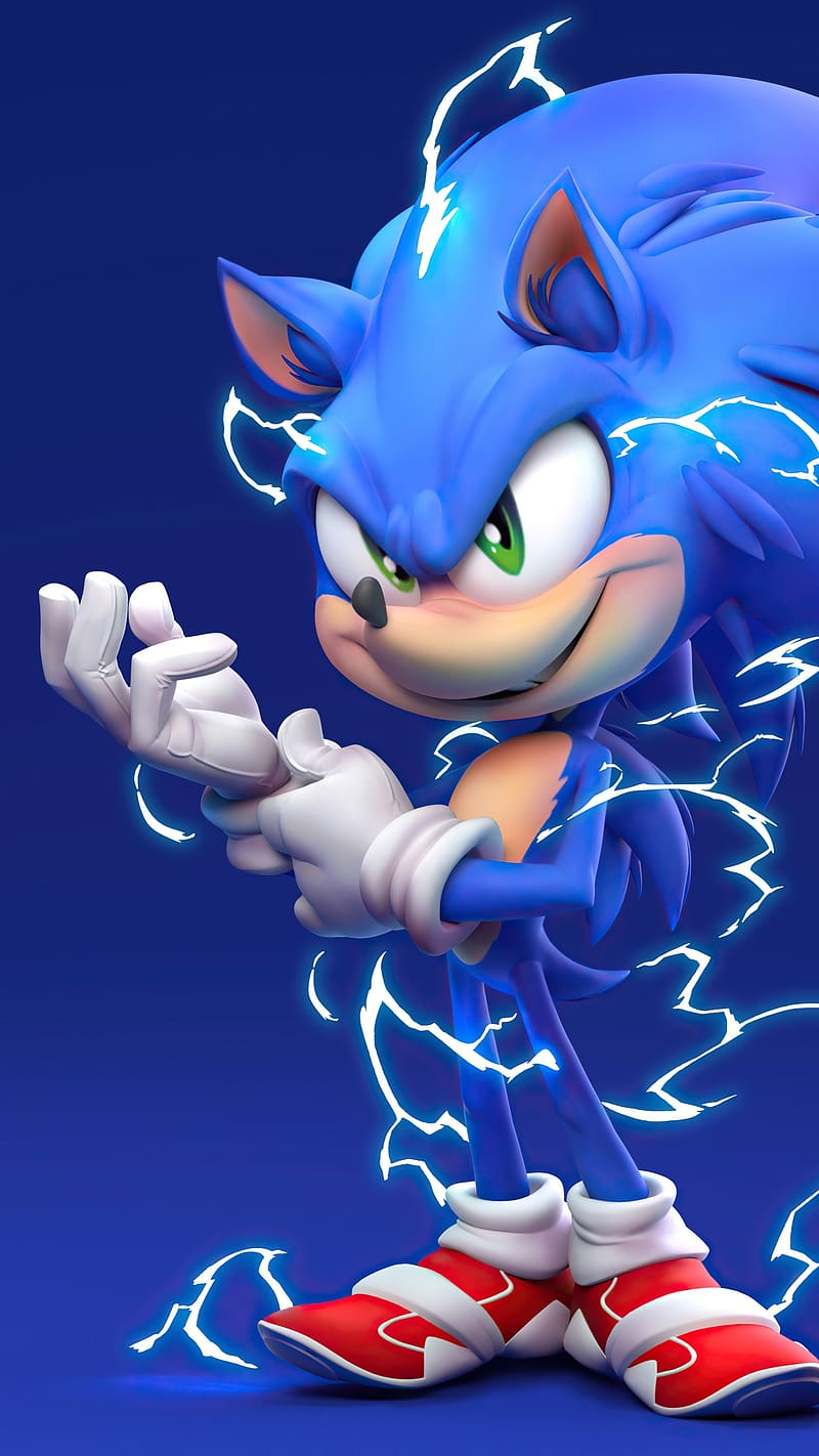 800x1422 Sonic Movie Sonic the Hedgehog Animated, sonic the hedgehog, animated, video game, HD phone wallpaper