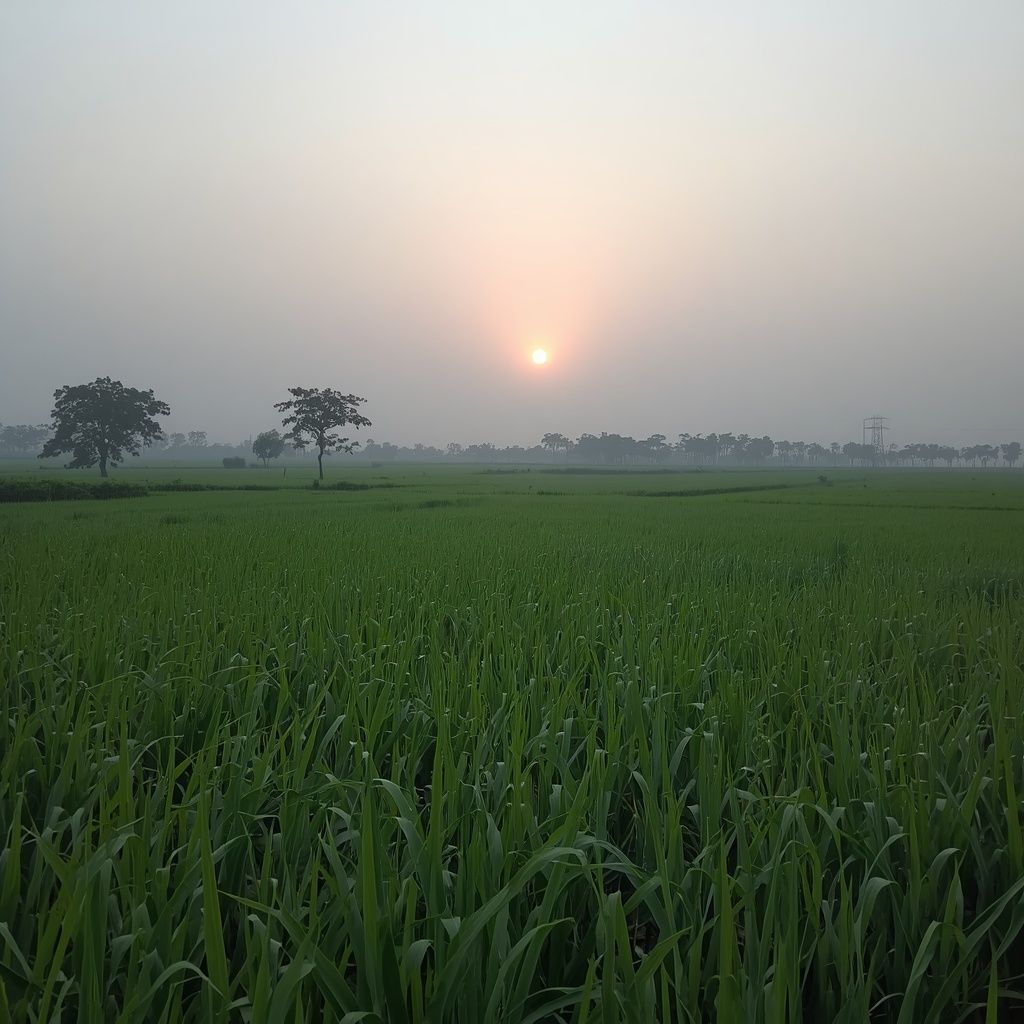 1024x1024 indian kisan khet bhalu baat kar rahe ho