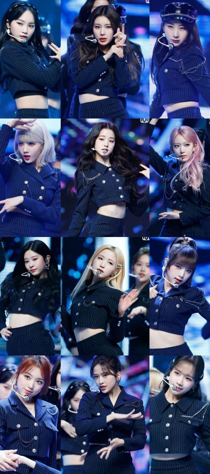 736x1658 Iz*One Panorama Wallpaper