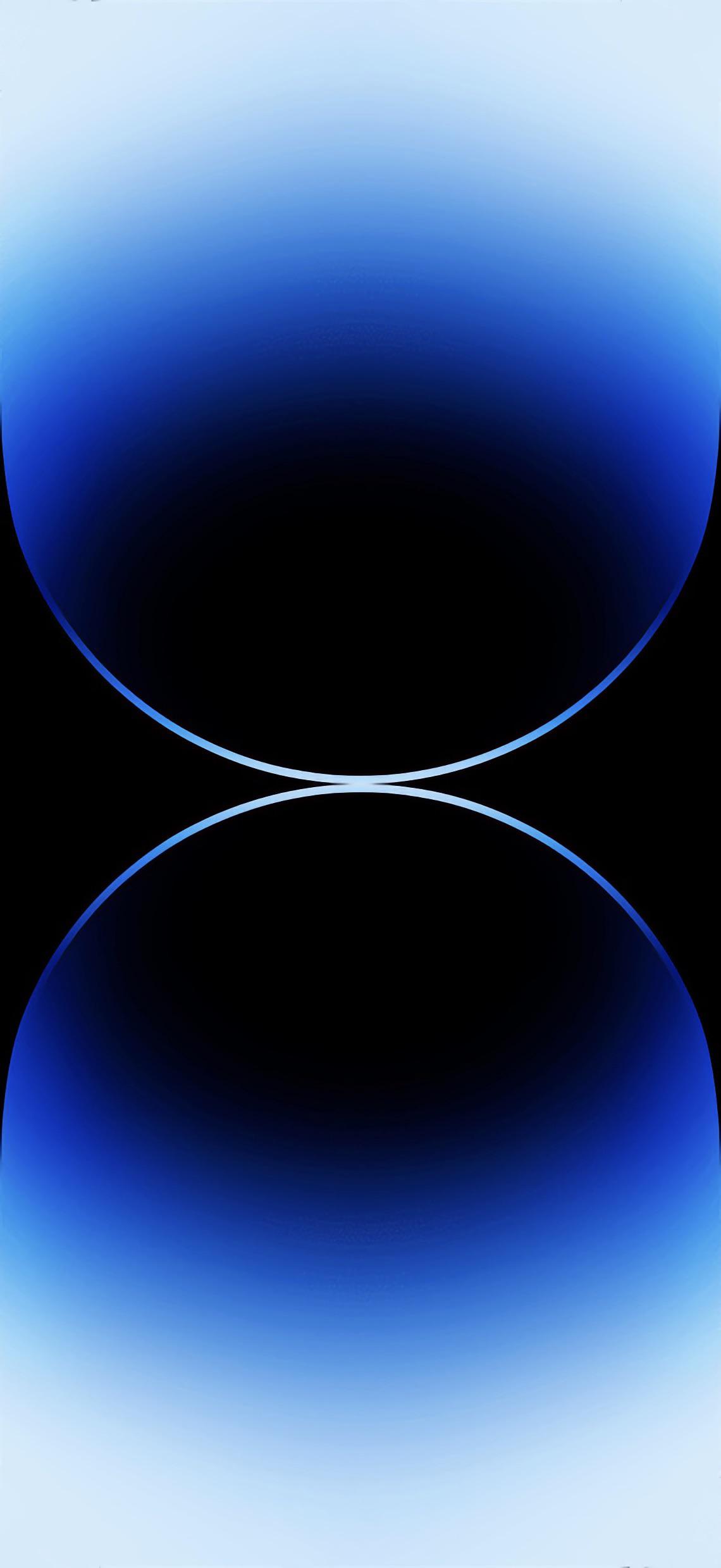 1140x2478 I Created This All Blue Version Of The IPhone 14 Pro Wallpaper