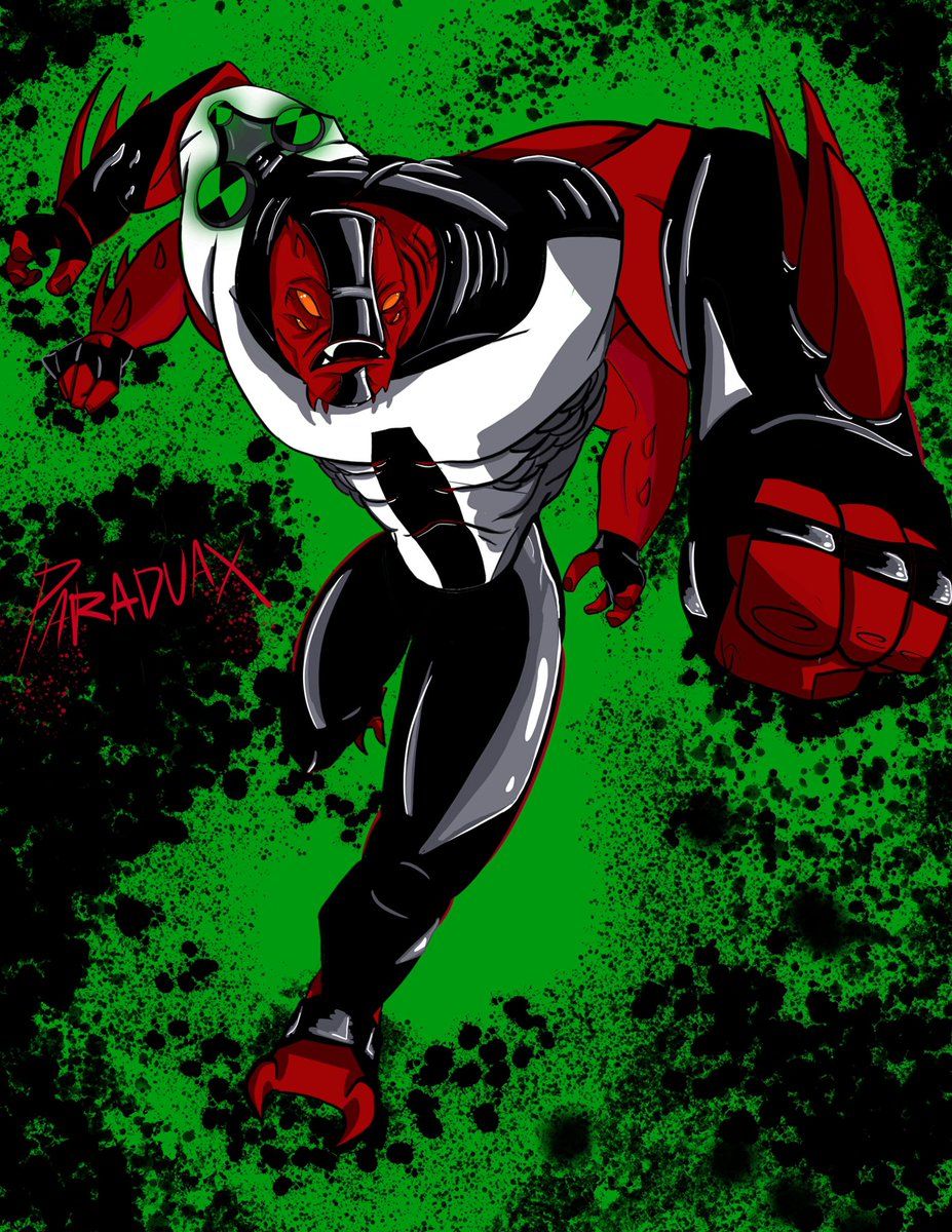 927x1200 paraduax on X: Four Arms by me #Ben10 / X