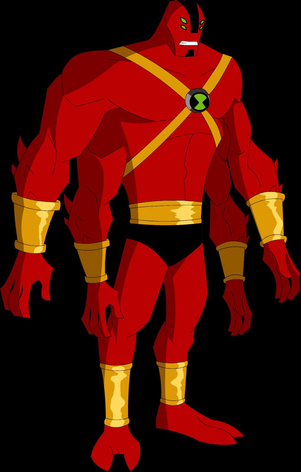 1020x1600 Download Four Arms Ben10 Character PNG