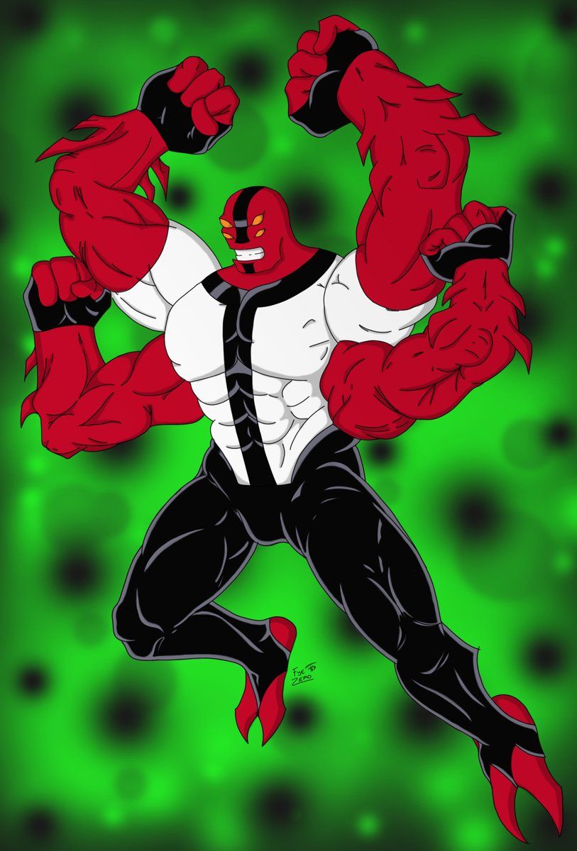 813x1200 FyeZero On X: Four Arms And Ghosfreak #ben10 #fanart #drawings #drawing / X