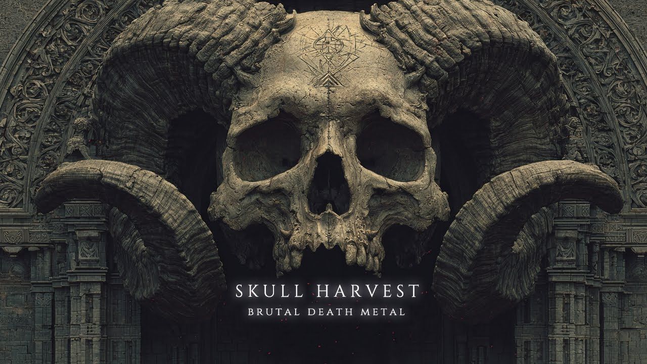 1280x720 Skull Harvest Death Metal