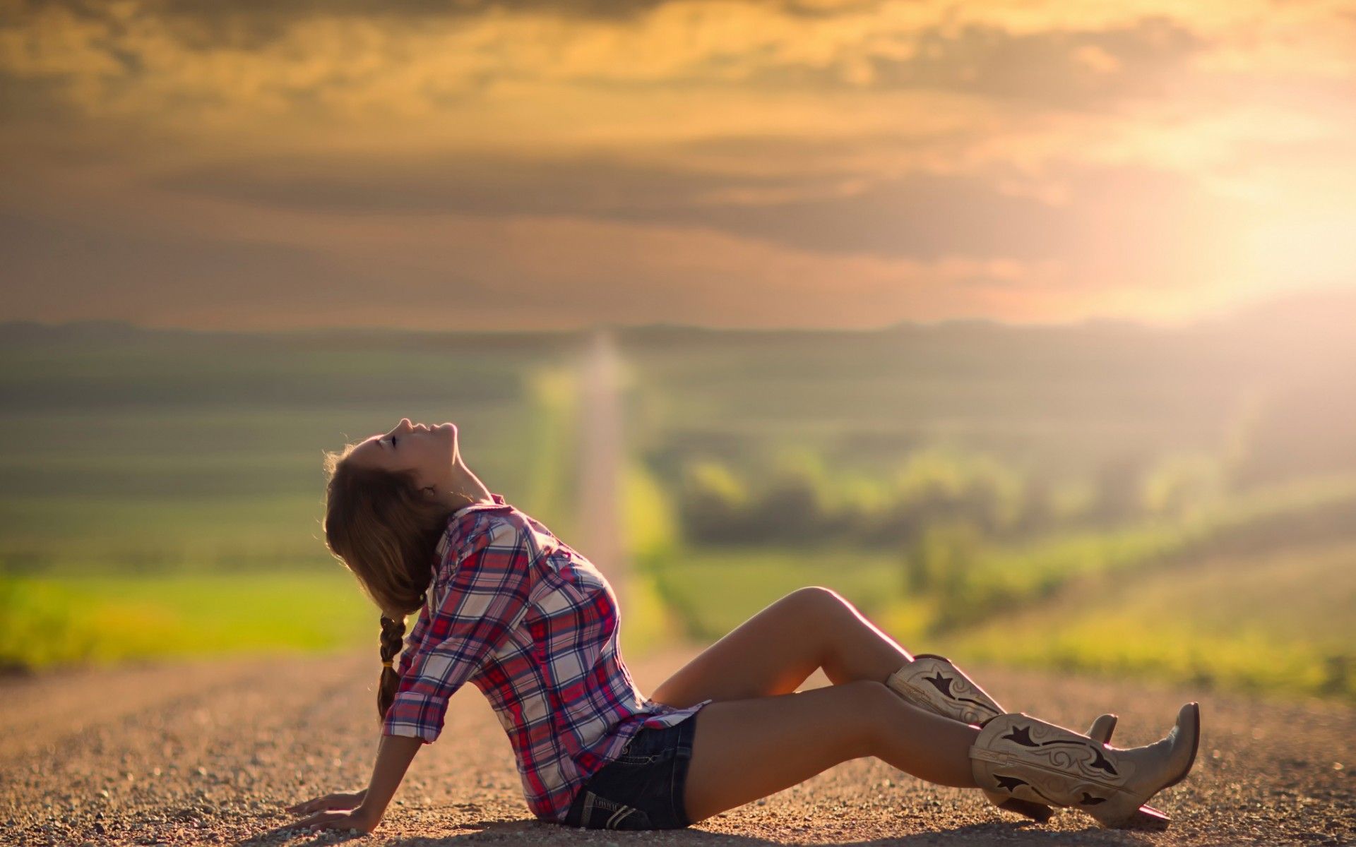1920x1200 Free Cowgirl 4K Wallpaper & Desktop HD Background for PC