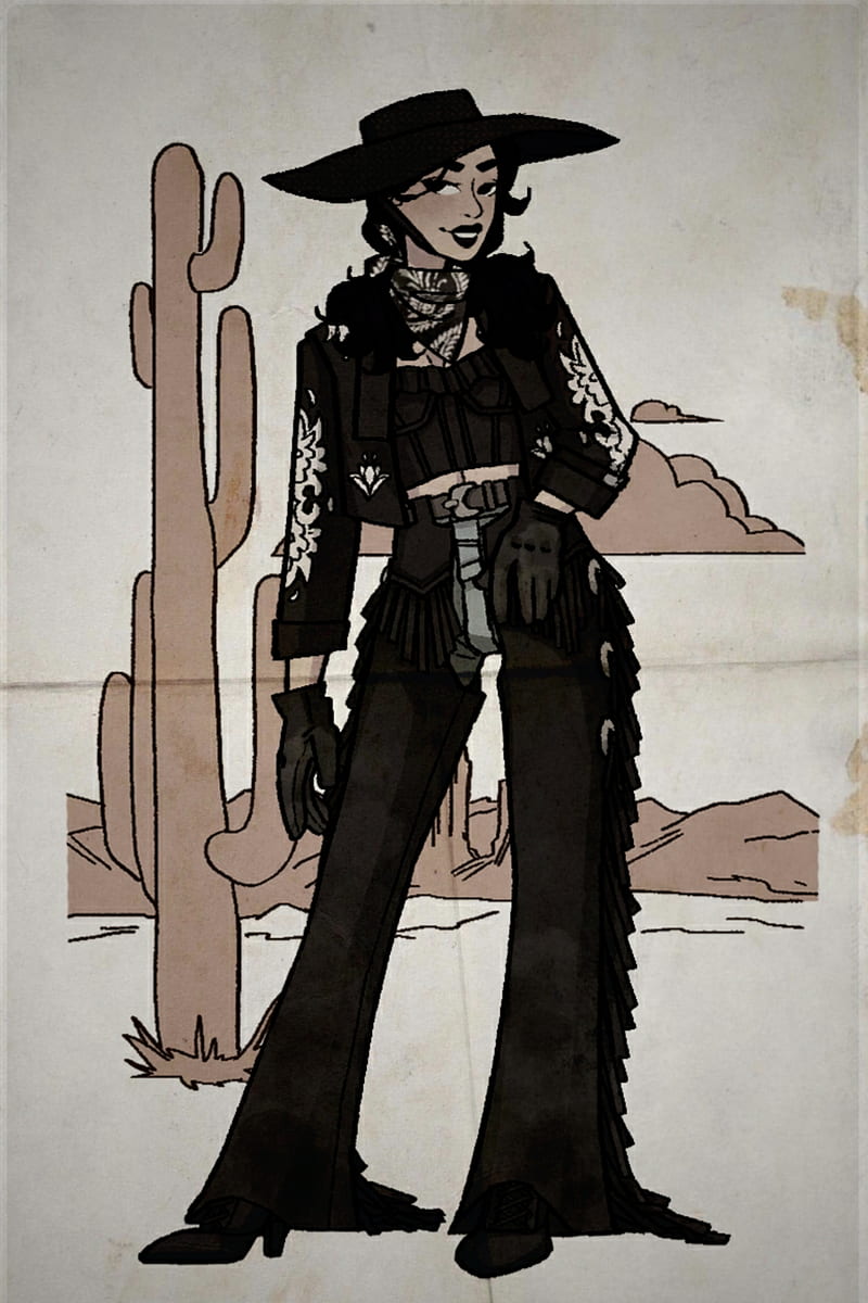 800x1200 Red Dead Redemption, black, cowboy, cowgirl, doll, rdr red dead redemption HD phone wallpaper