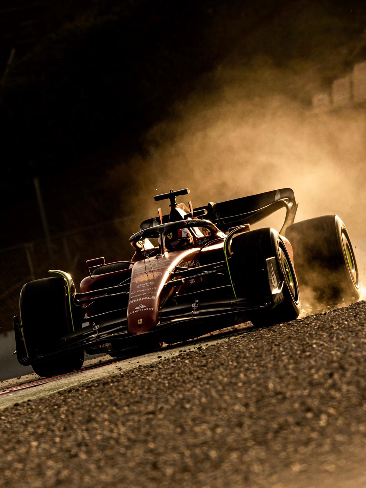 1200x1600 Ferrari F1 75 In The Sunset