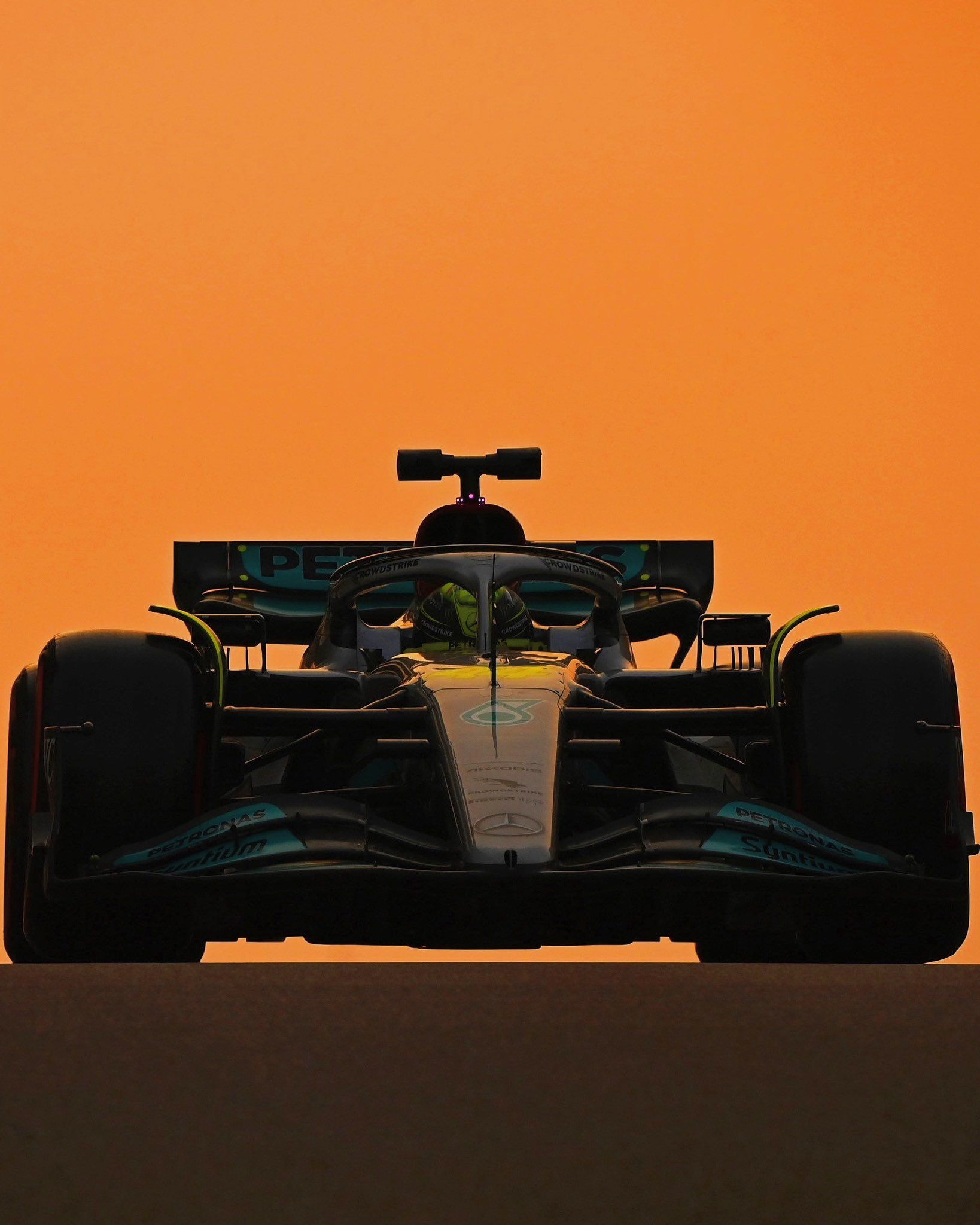 1638x2048 Mercedes AMG PETRONAS F1 Team On X: 264 Laps Later, Sunset On 2022. ✌️ / X