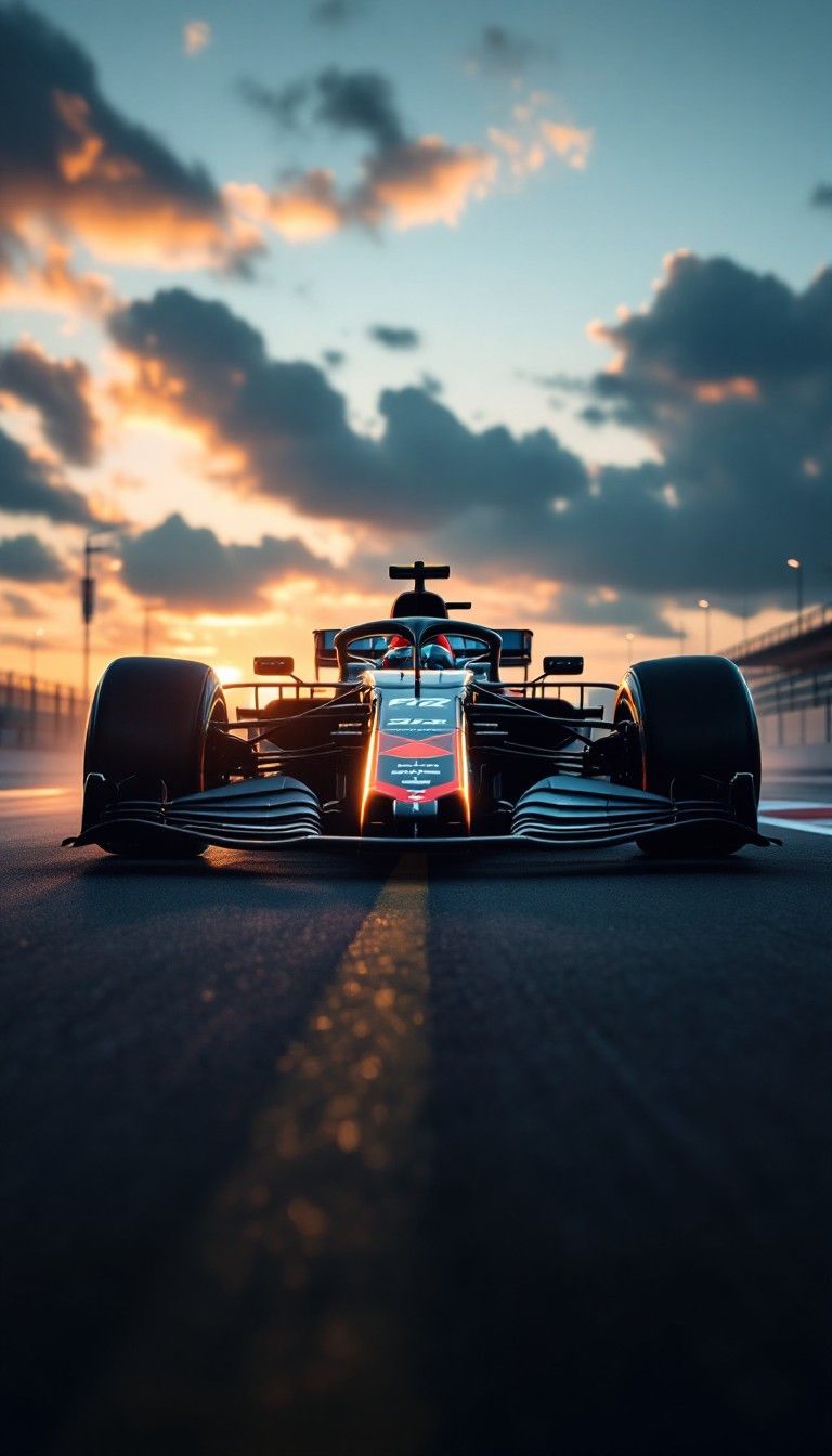 768x1344 Download Sunset Racing Glory Image, F Motorsport