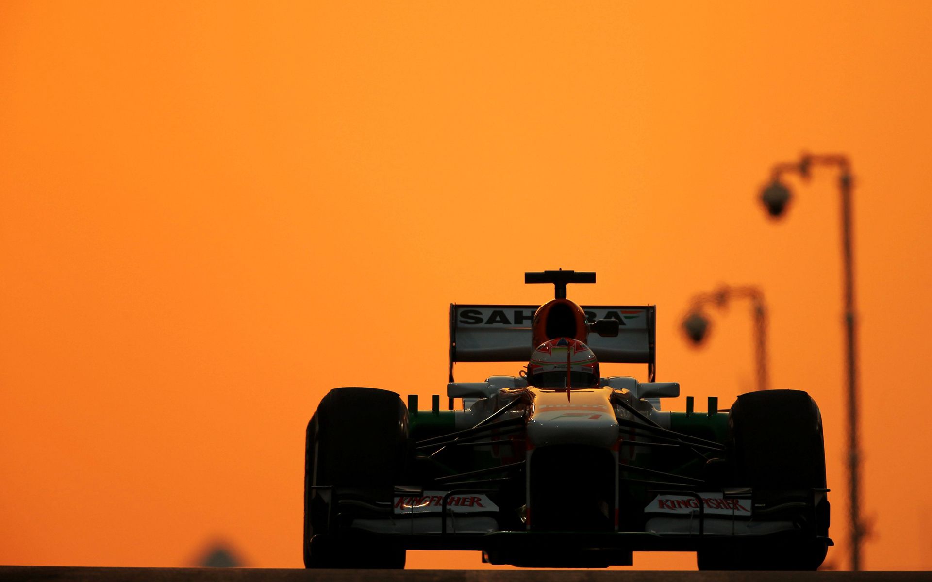 1920x1200 Wallpaper lights, glow, formula the car, Motorsport for mobile and desktop, section спорт, resolution 1920x1200
