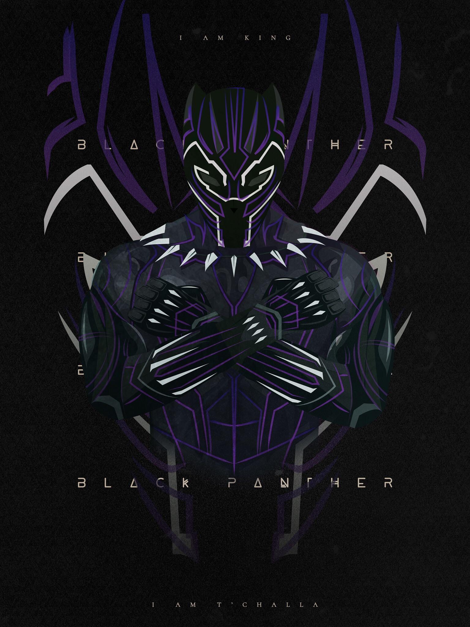 1536x2048 I Am T'Challa (Original by me)