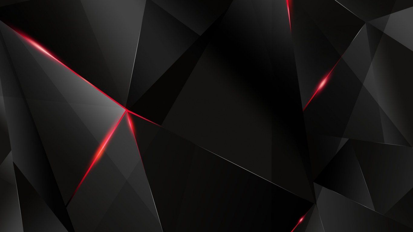 1366x768 Black Wallpaper
