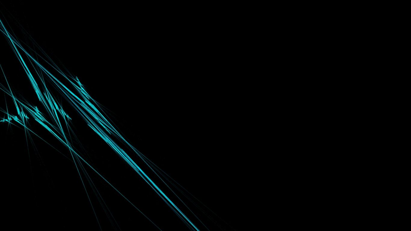 1366x768 Black Wallpaper