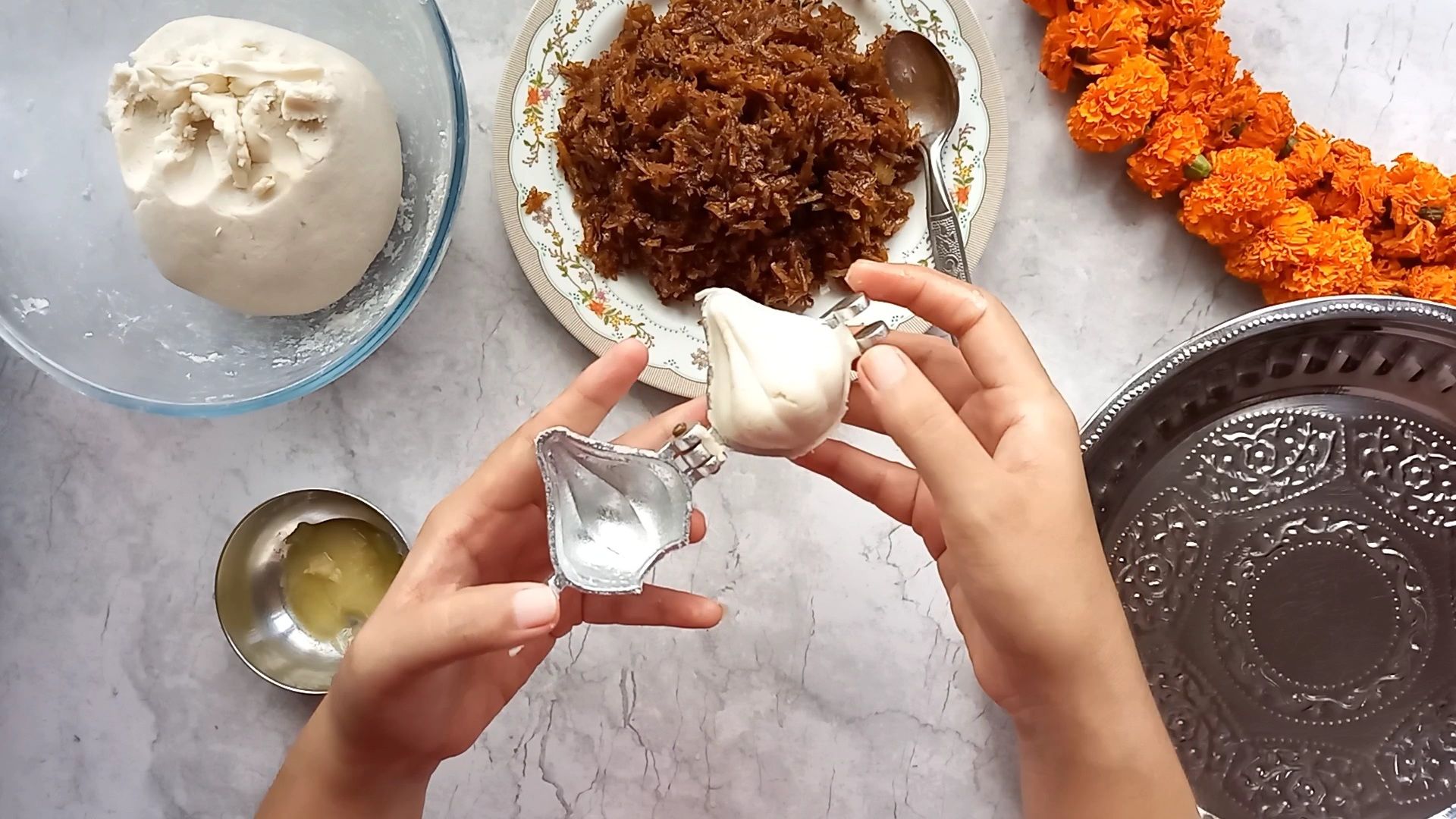 1920x1080 Modak Recipe. Ukadiche Modak (with mold, without mold)