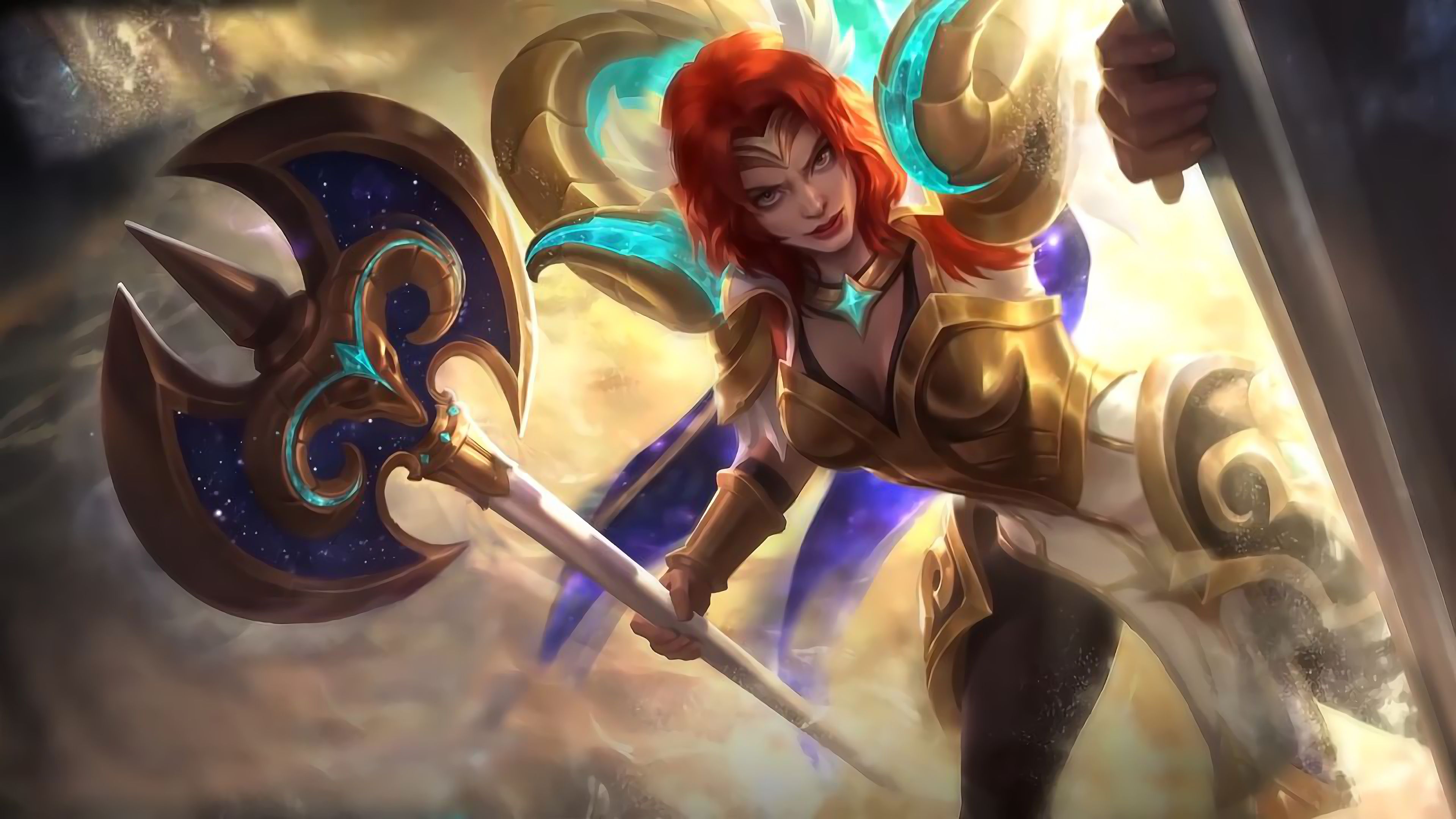 3840x2160 Hilda Aries Skin Mobile Legends 4K Wallpaper HD