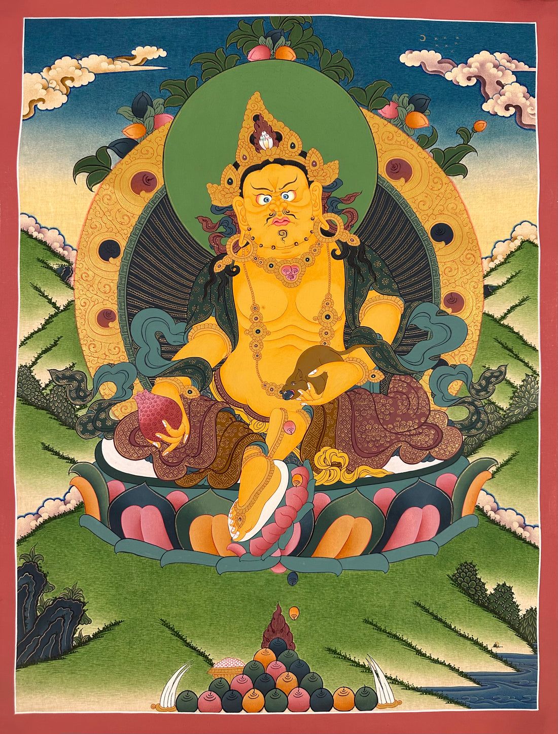 1100x1447 Jambhala aka Kuber aka Kubera