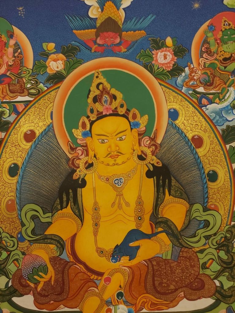 768x1024 Pancha Jambhala painting art • Mandalas Life