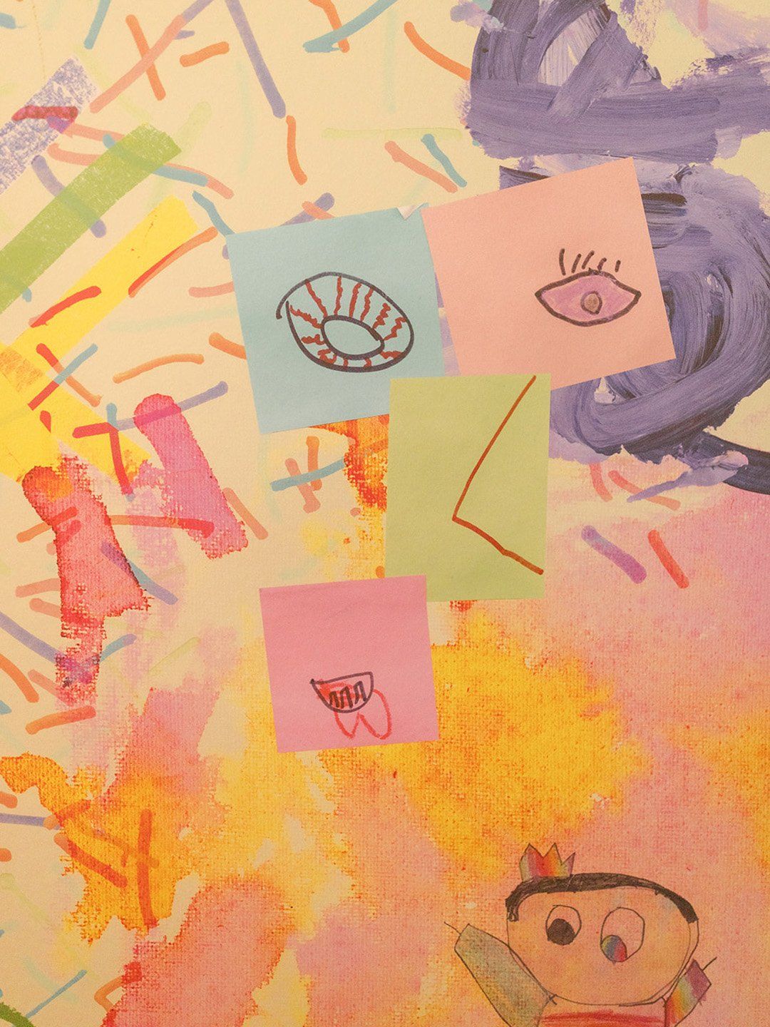 1080x1440 A Designer Turned Her Kids' Art Into Epic Wallpaper