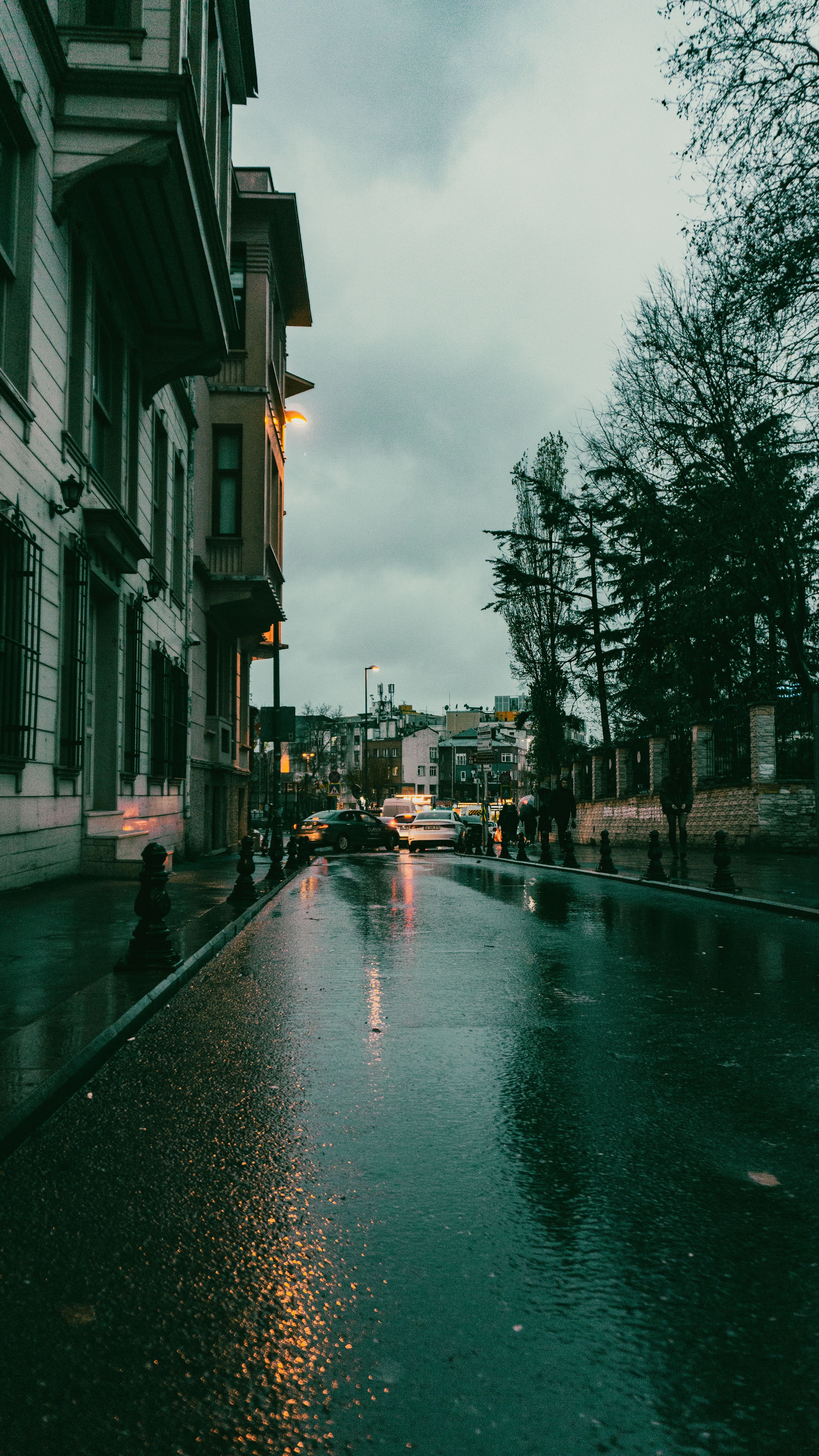 3324x5907 Wet City Street · Free
