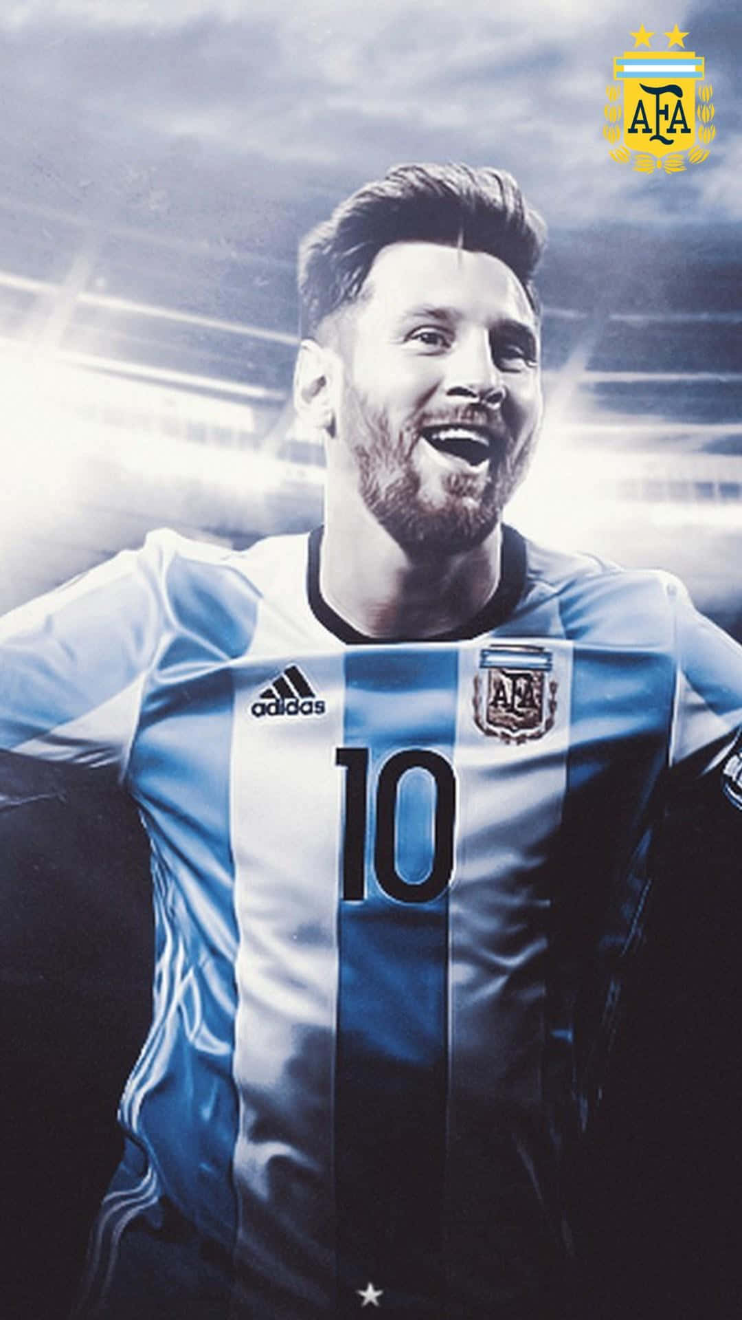 1080x1920 Download The Iconic Lionel Messi Adorns Millions of iPhones Globally Wallpaper