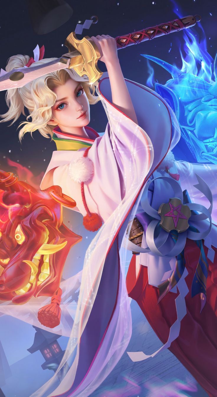 735x1343 Honor of kings woman character, and fighter girl, 1440x2630 wallpaper