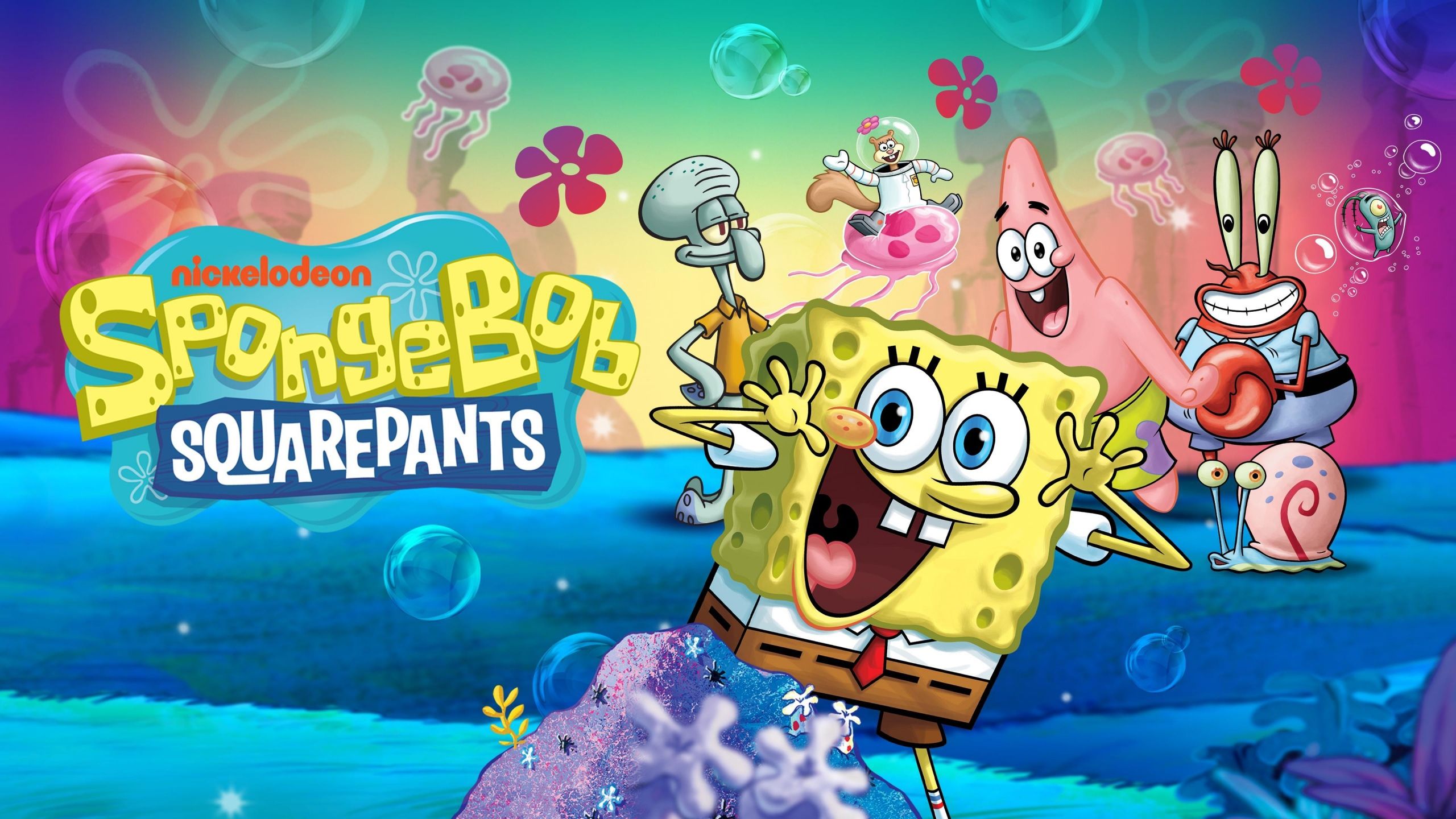 2560x1440 SpongeBob SquarePants Wallpaper 4K, Nickelodeon Cartoon
