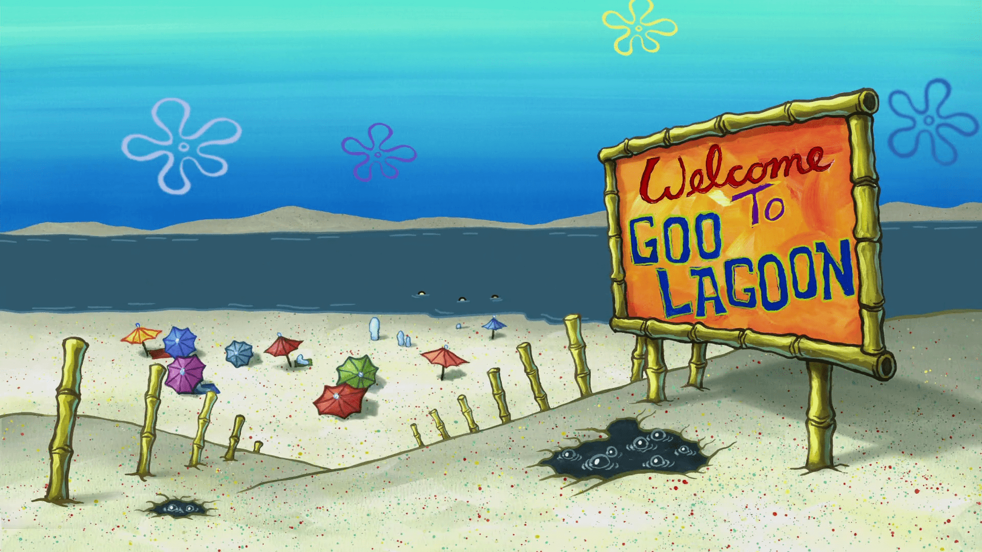 1920x1080 Goon lagoon. Larry the lobster, Spongebob scenery, Spongebob background