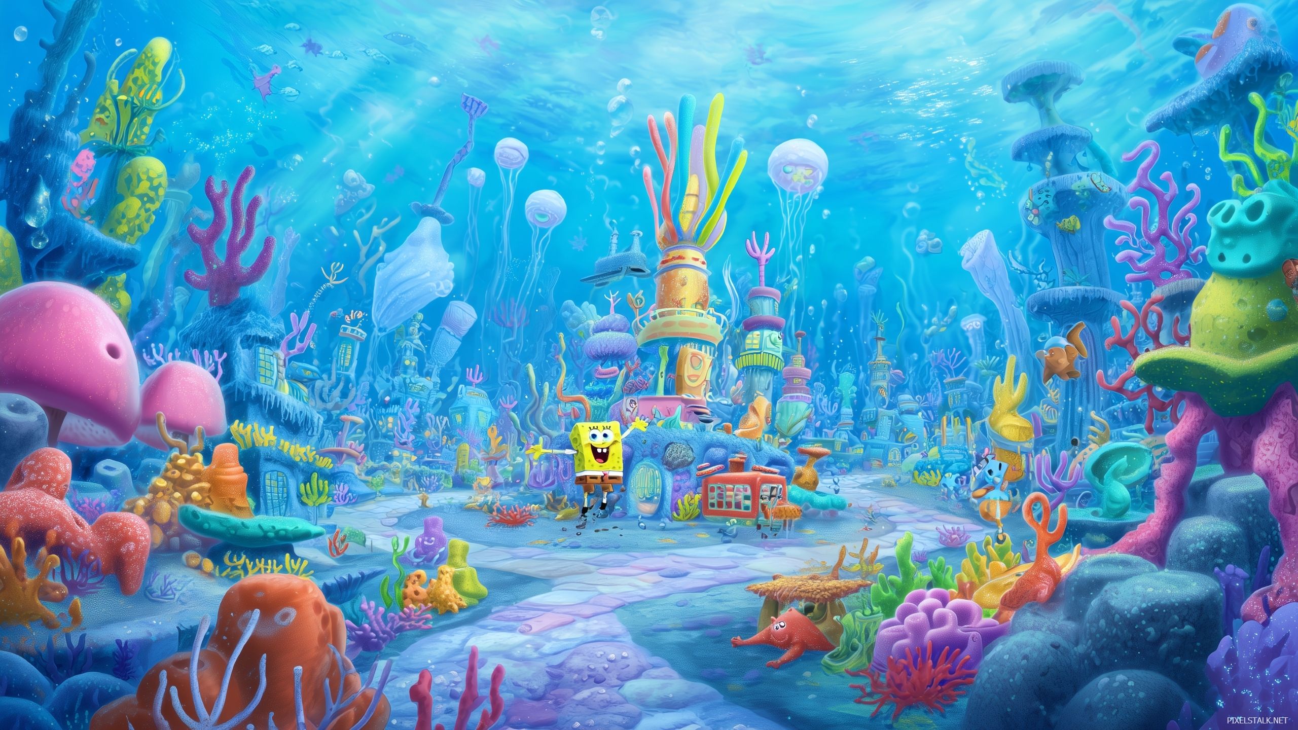 2560x1440 Spongebob Desktop Background