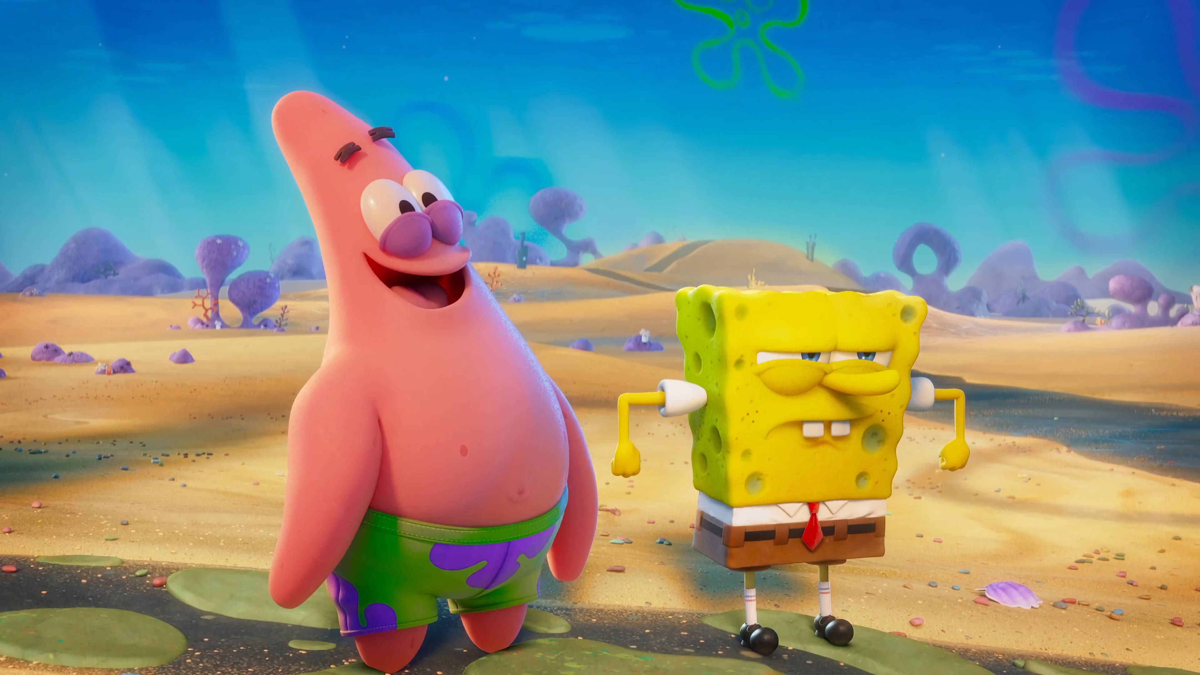 3840x2160 Download Realistic SpongeBob And Patrick 3D Desktop Wallpaper