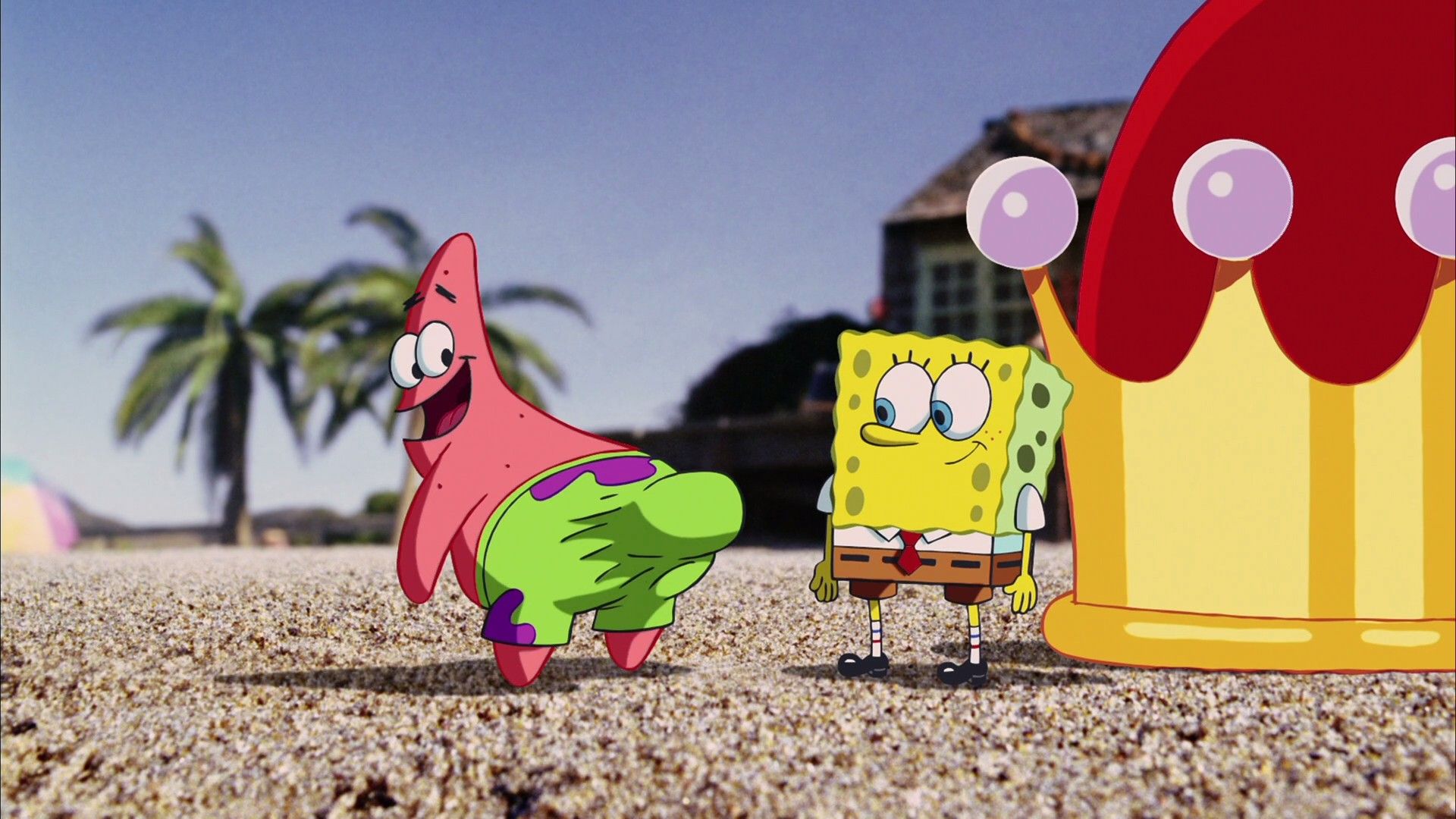 1920x1080 SpongeBob & Patrick: Beachside Belly Laughs TV HD Wallpaperx1080
