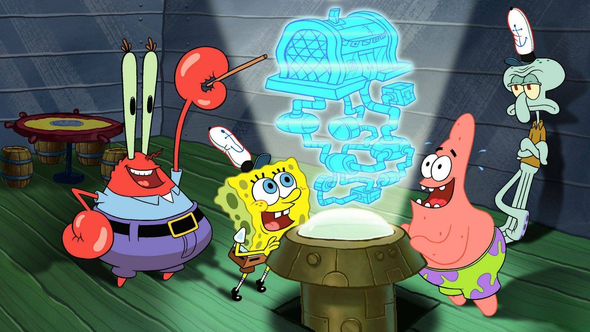 1920x1080 SpongeBob SquarePants HD Wallpaper: Underwater Adventures Await!x1080