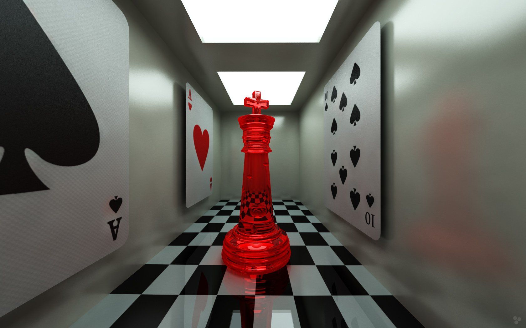 1680x1050 Mastermind's Realm: Chess and Cards HD Wallpaperx1050