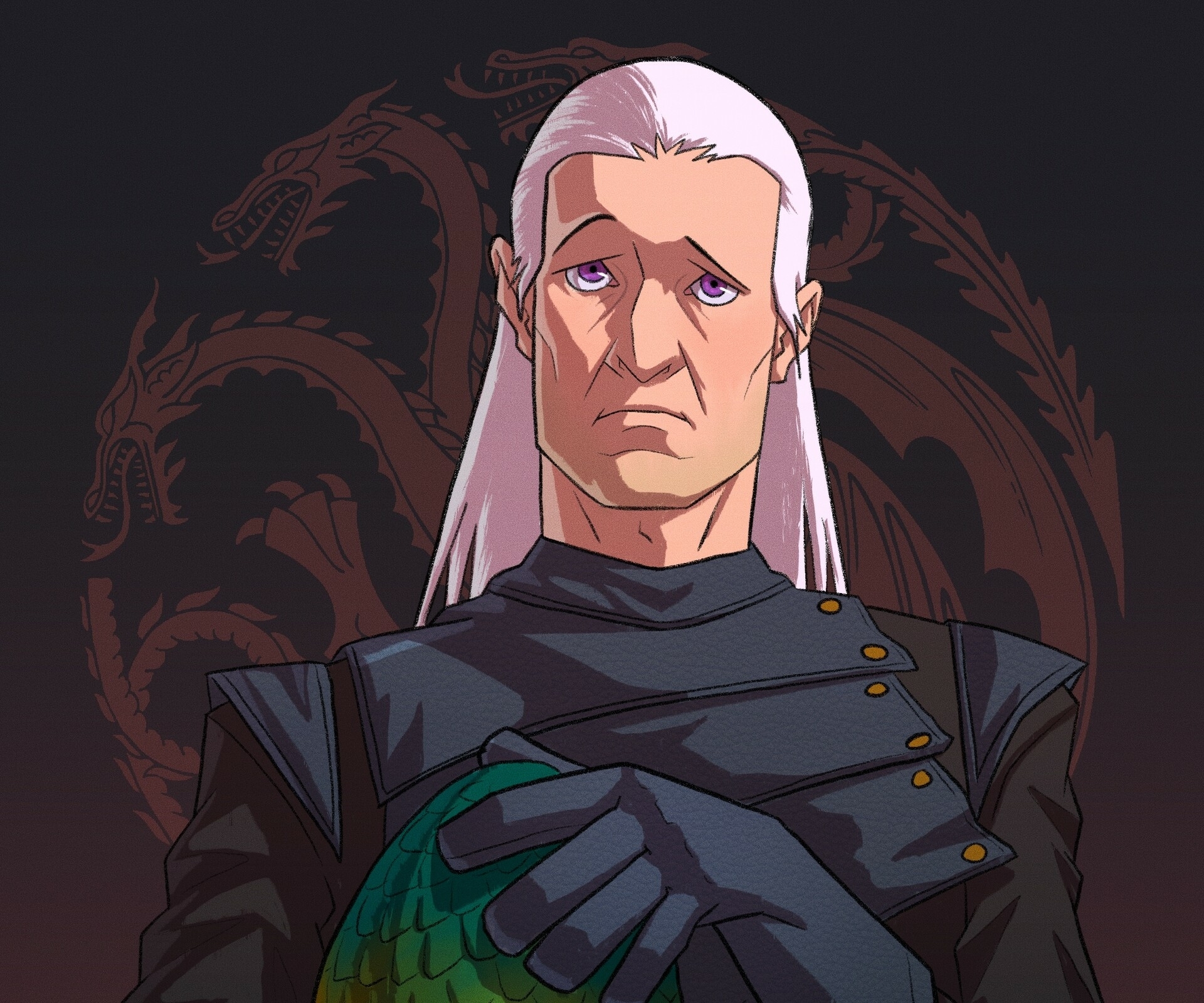 1920x1600 House of the Dragon HD Daemon Targaryen Cartoon Art Wallpaper, HD Artist 4K Wallpaper, Image and Background