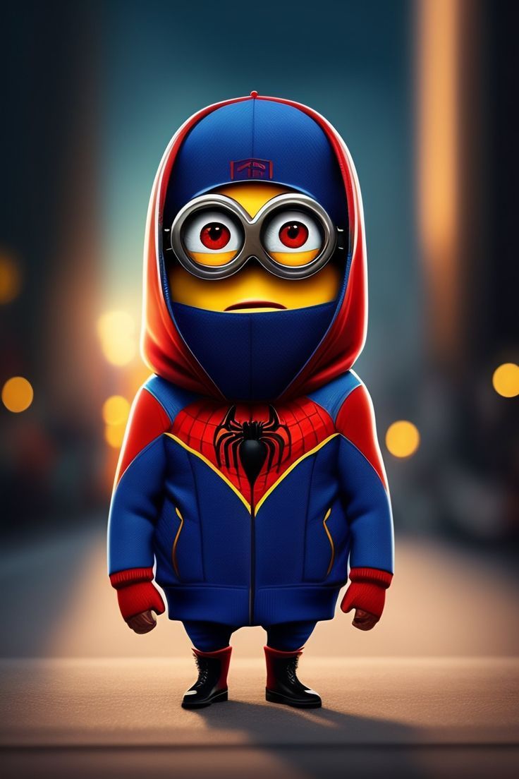 736x1104 Spiderman Minion